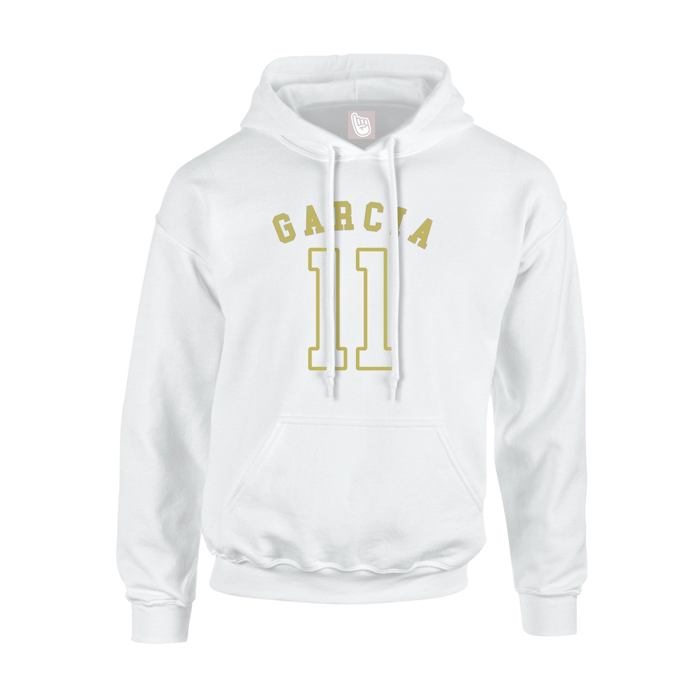 Hoodie — Shirsey Arch in White