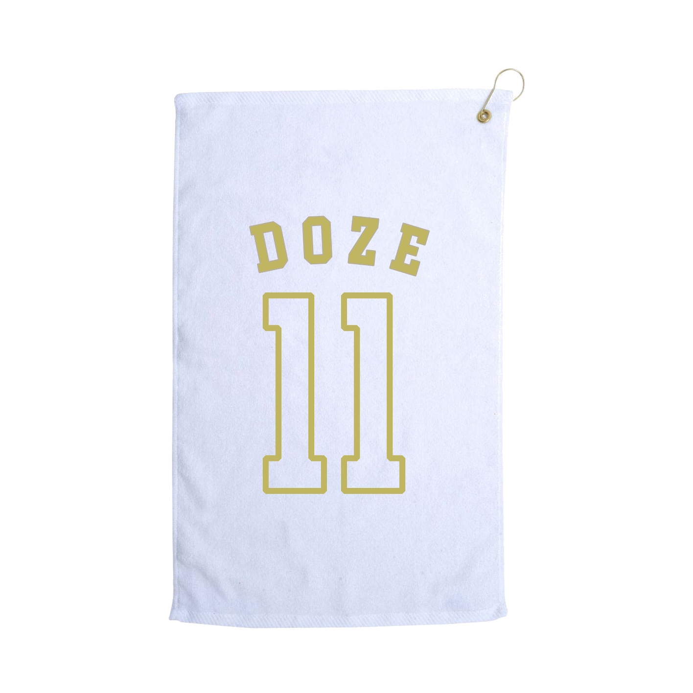 Golf Towel — Shirsey Arch in White
