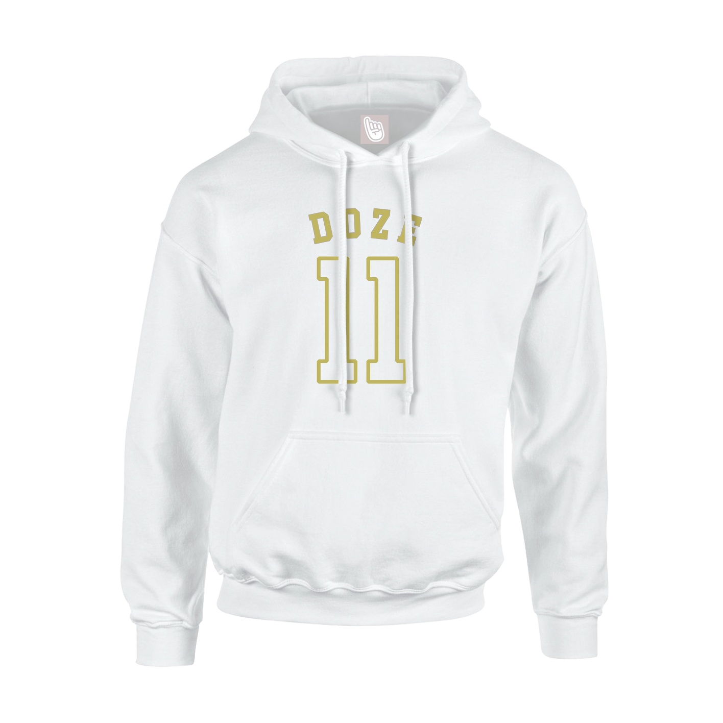 Youth Hoodie — Shirsey Arch in White