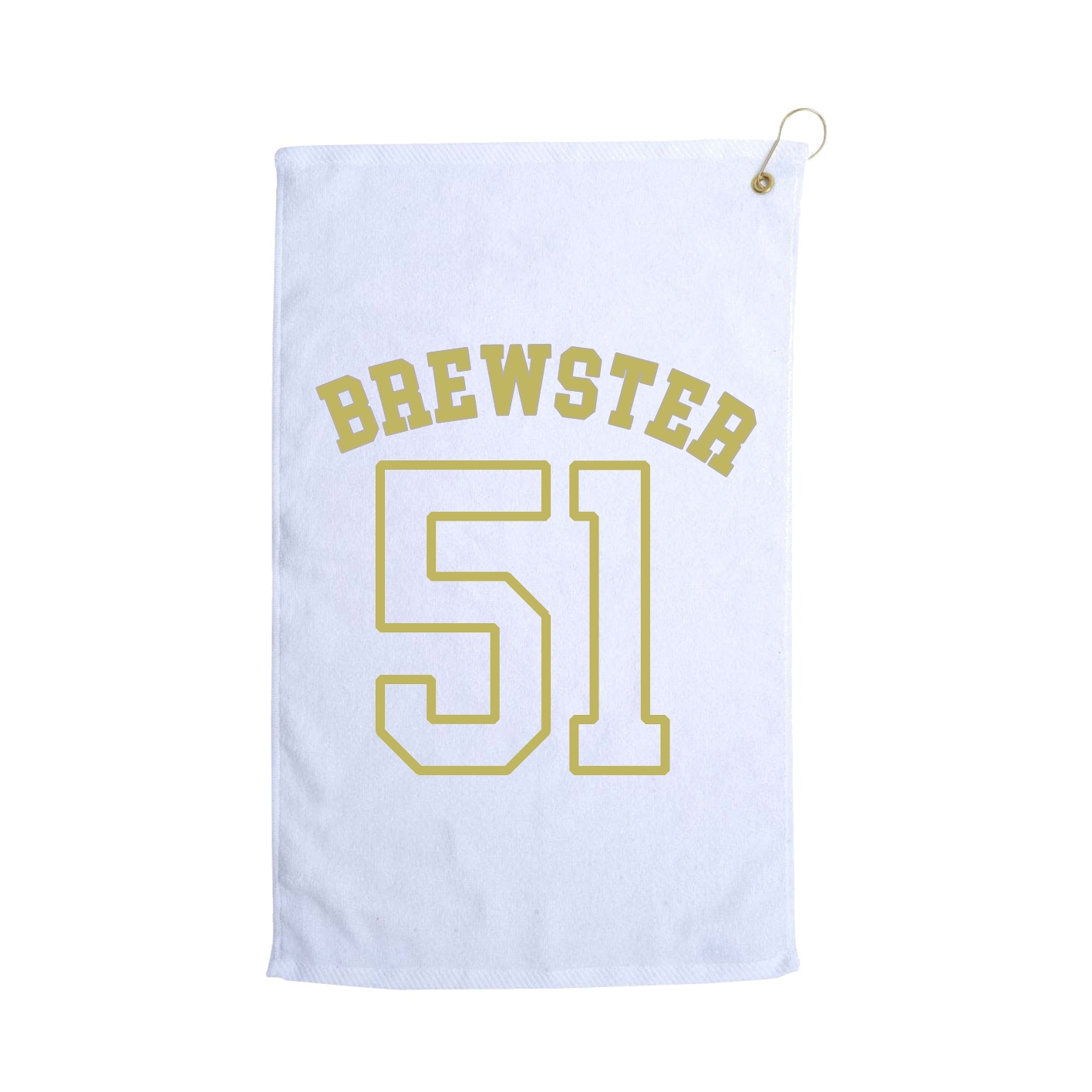 Golf Towel — Shirsey Arch in White