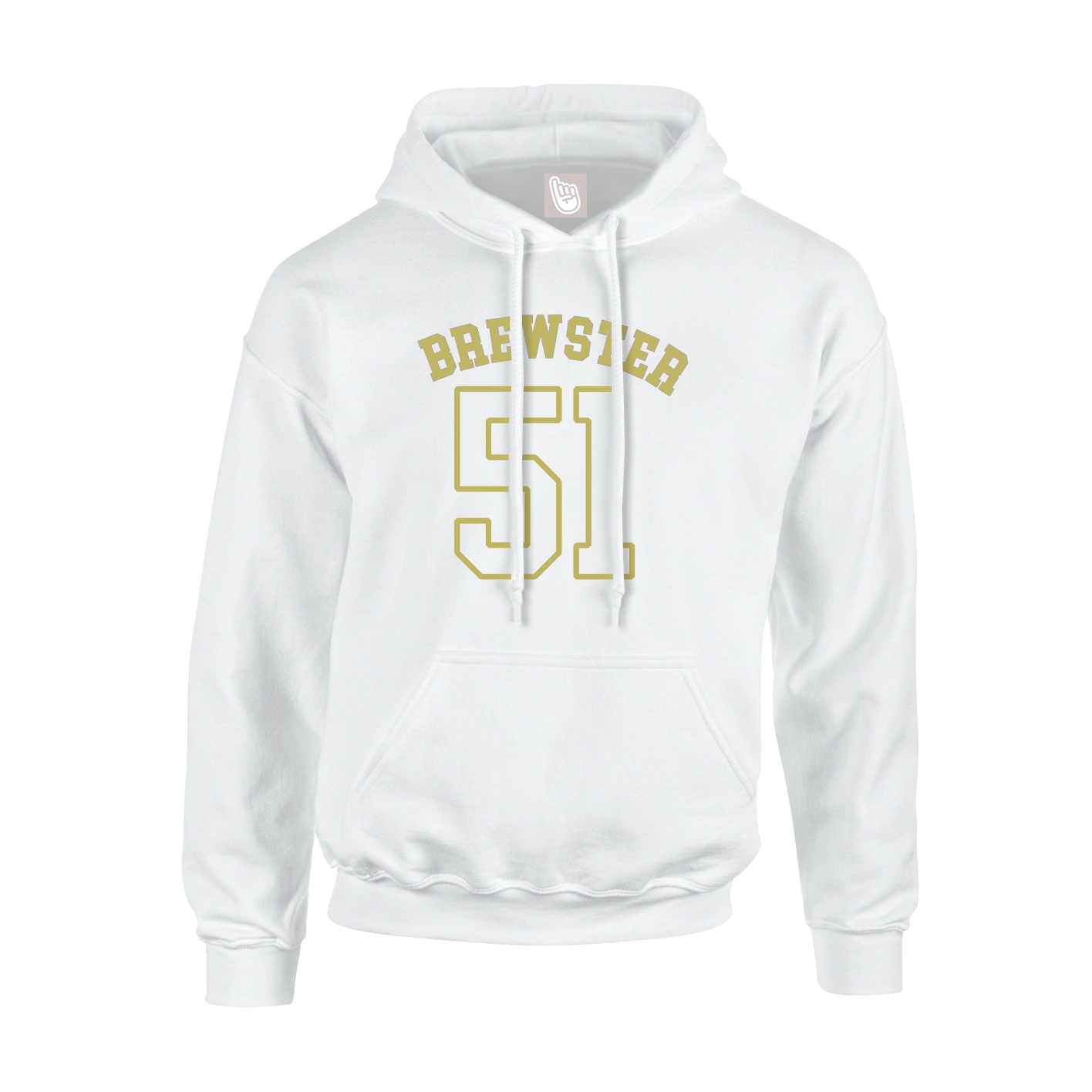 Hoodie — Shirsey Arch in White
