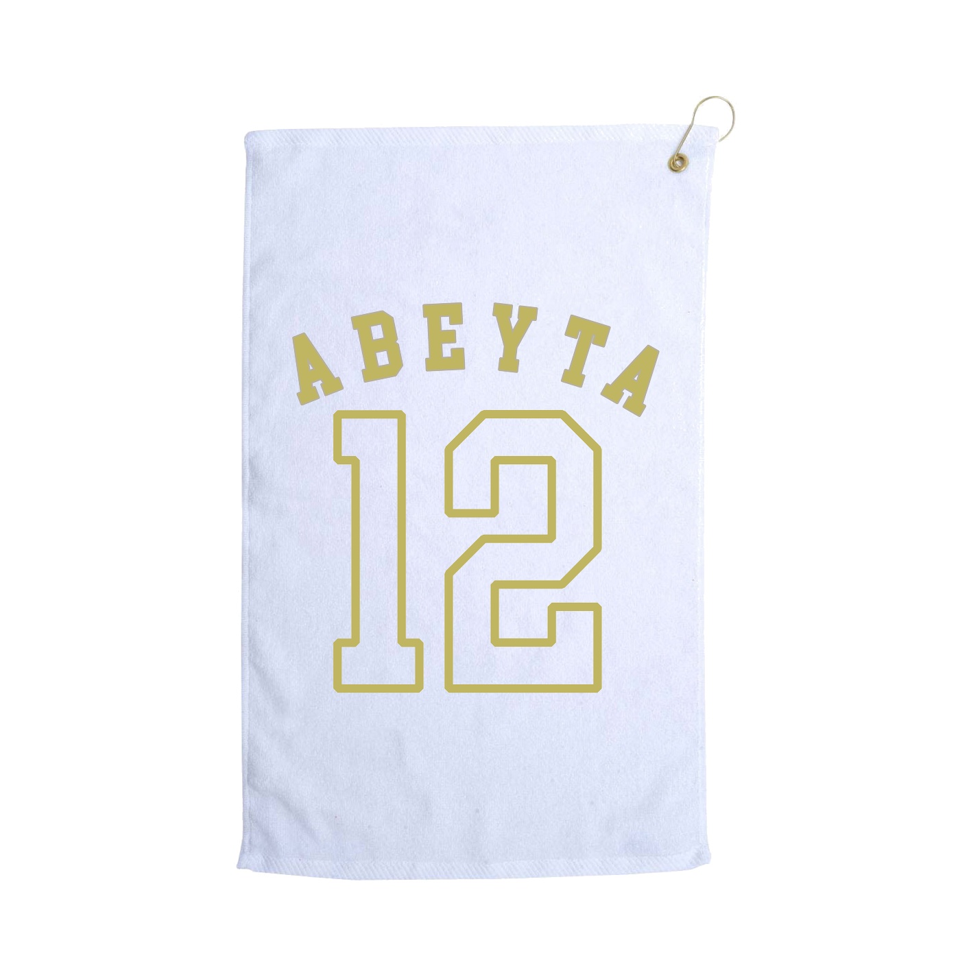 Golf Towel — Shirsey Arch in White