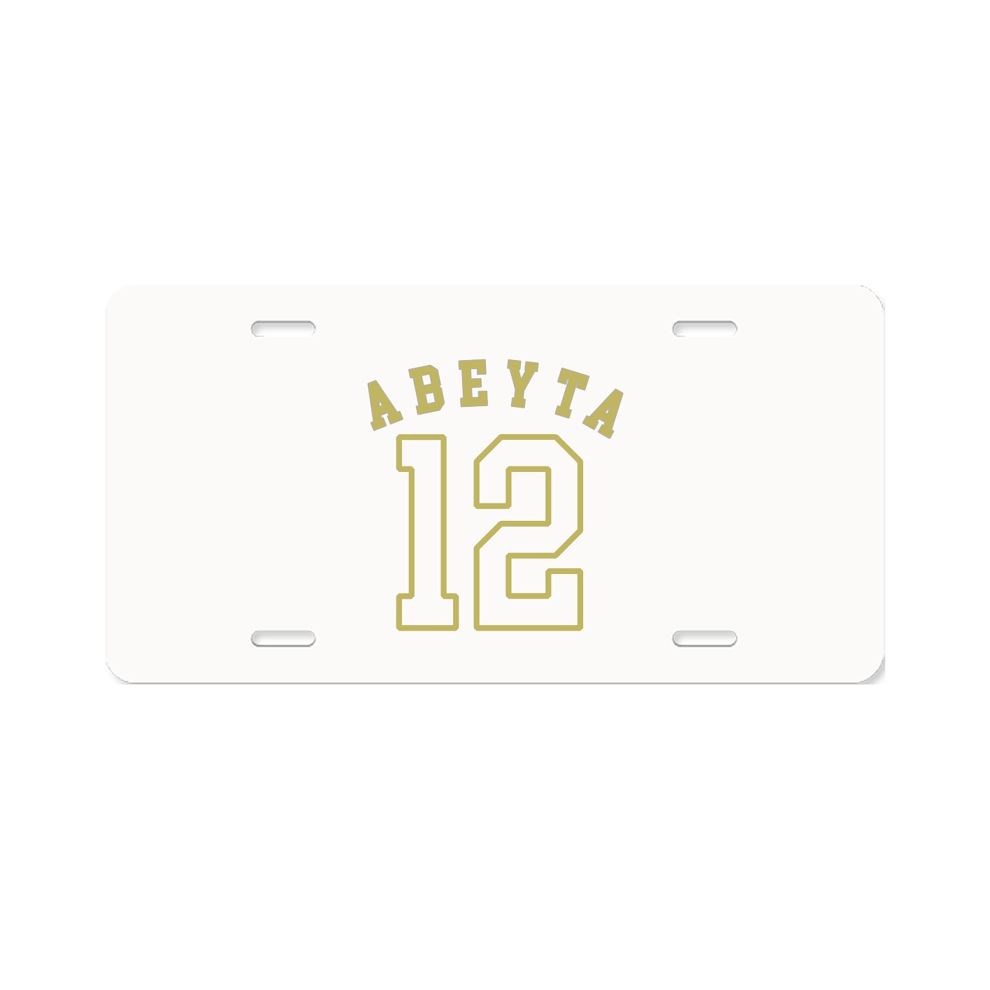 License Plate — Shirsey Arch in Classic
