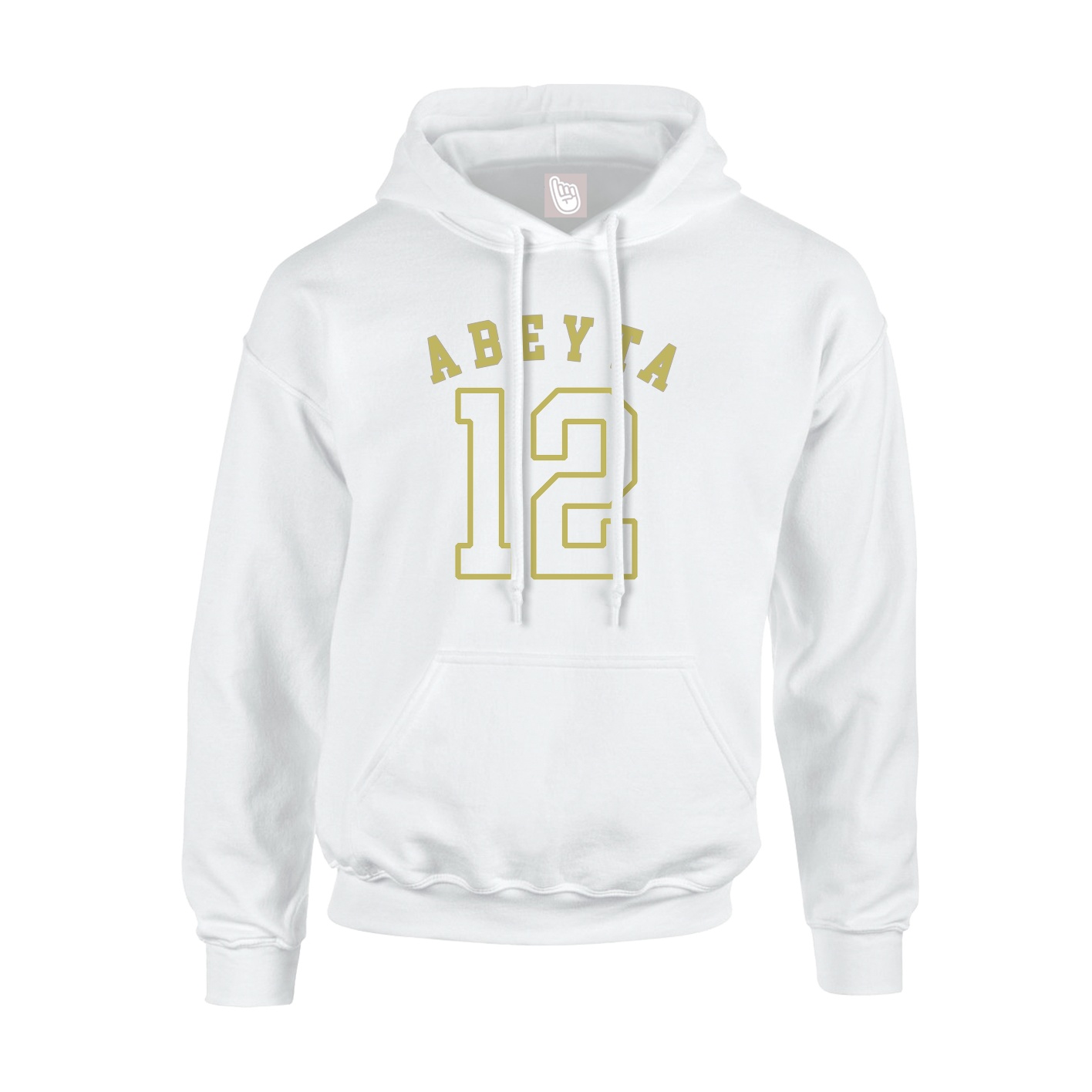 Youth Hoodie — Shirsey Arch in White
