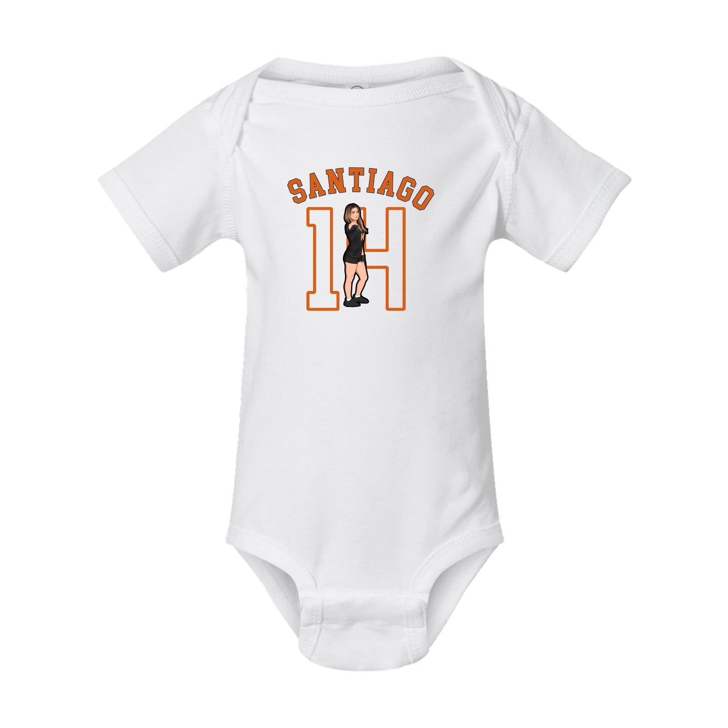 Baby Onesie — Shirsey Arch in White