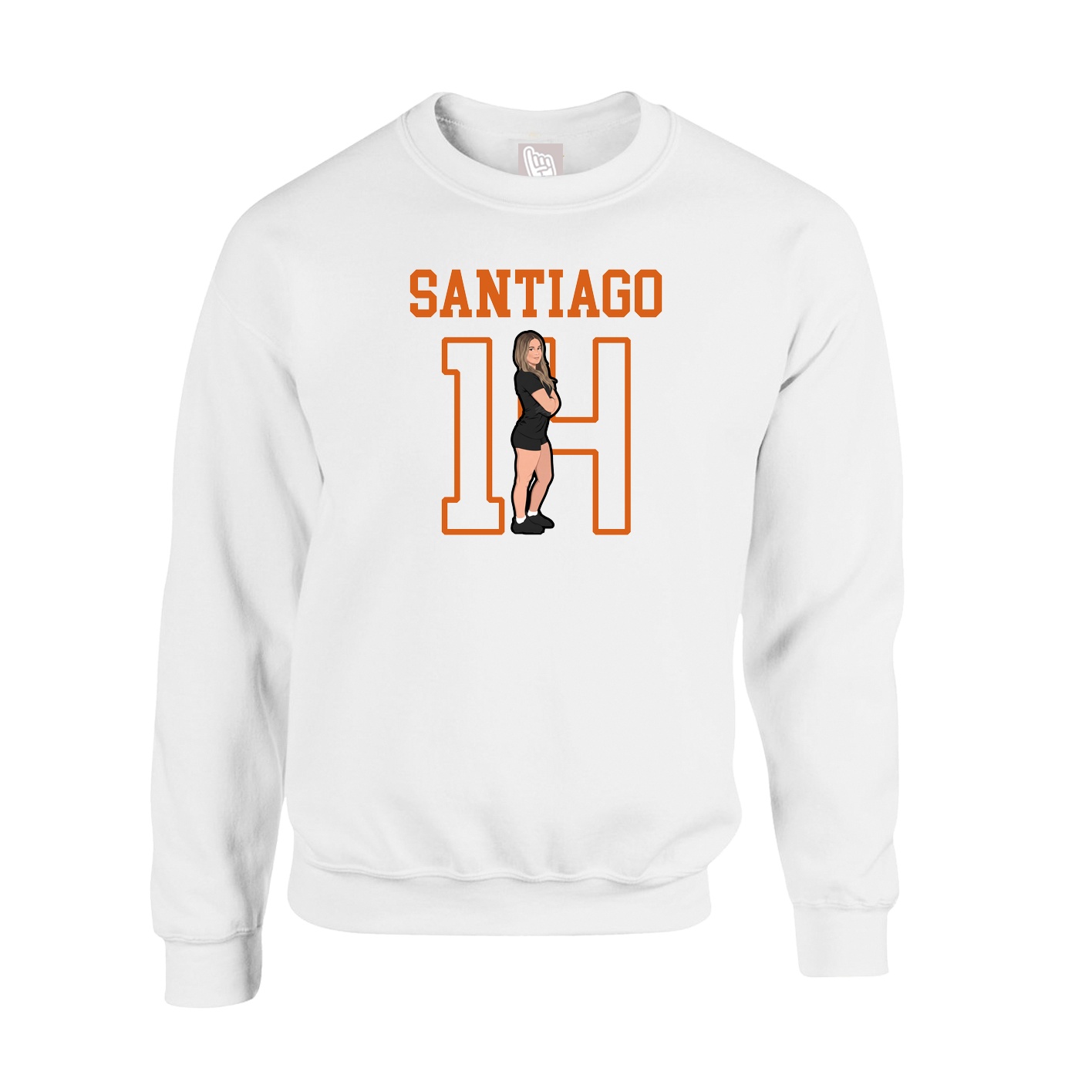 Fleece Crew — Shirsey in White