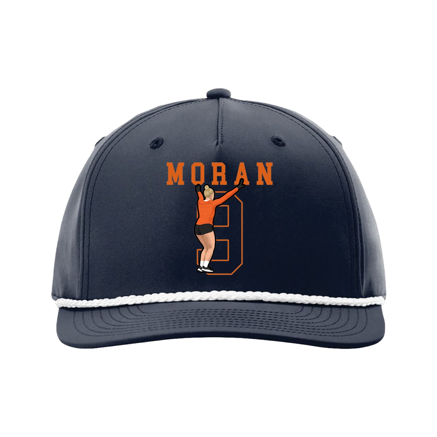 Five-Panel Classic Rope Cap — Shirsey in Navy