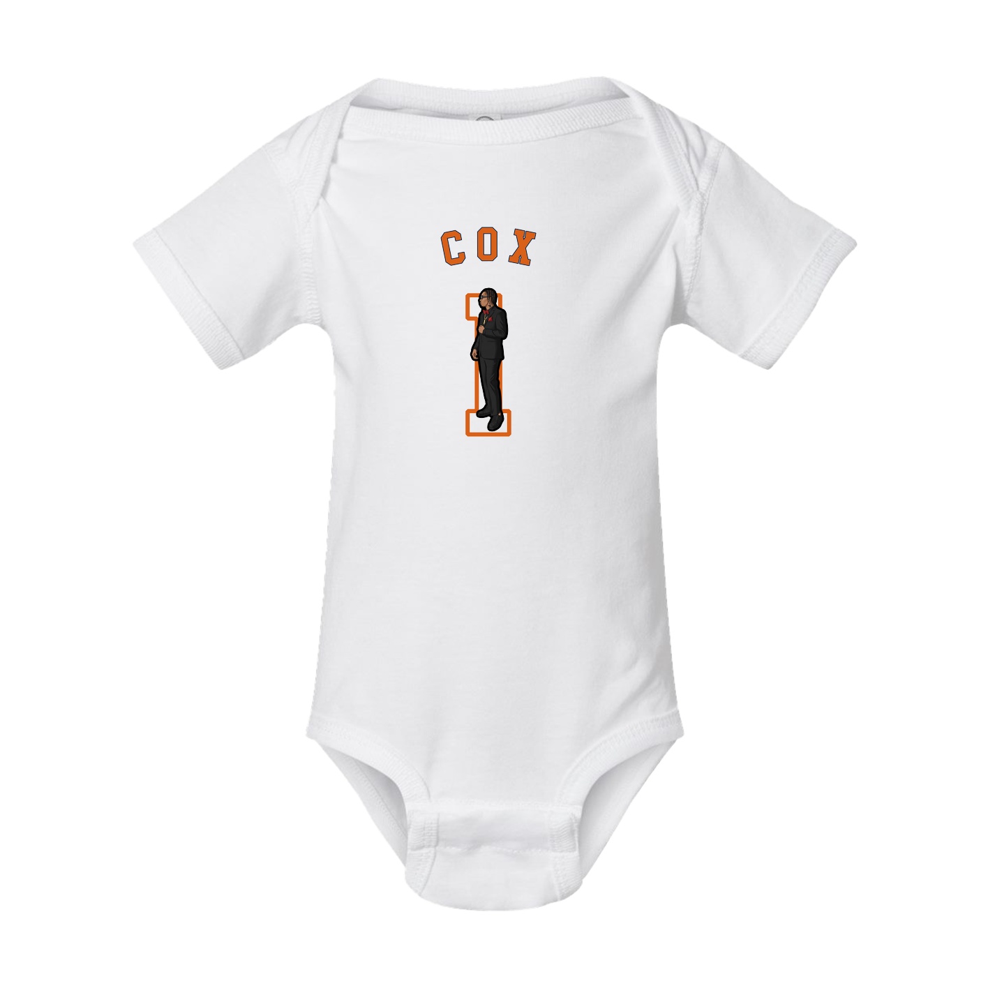 Baby Onesie — Shirsey Arch in White