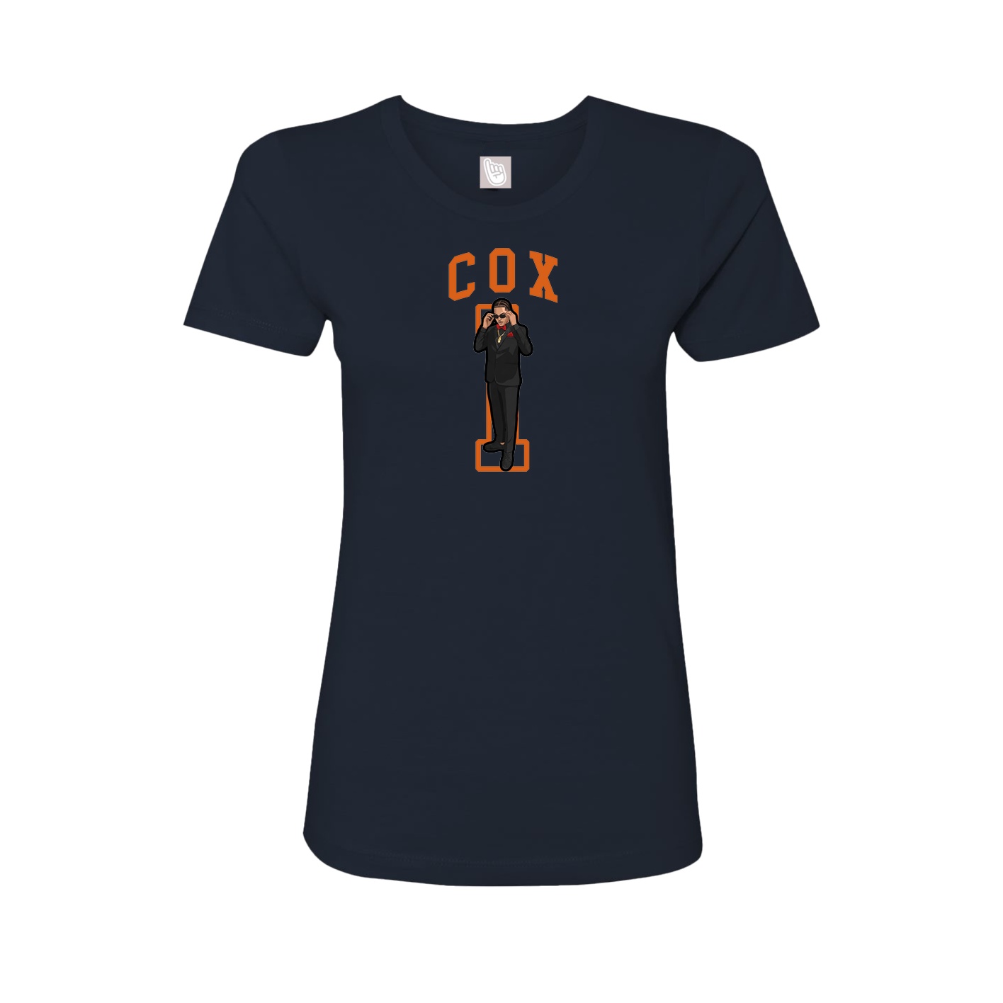 Fitted Women's Tee — Shirsey in Navy