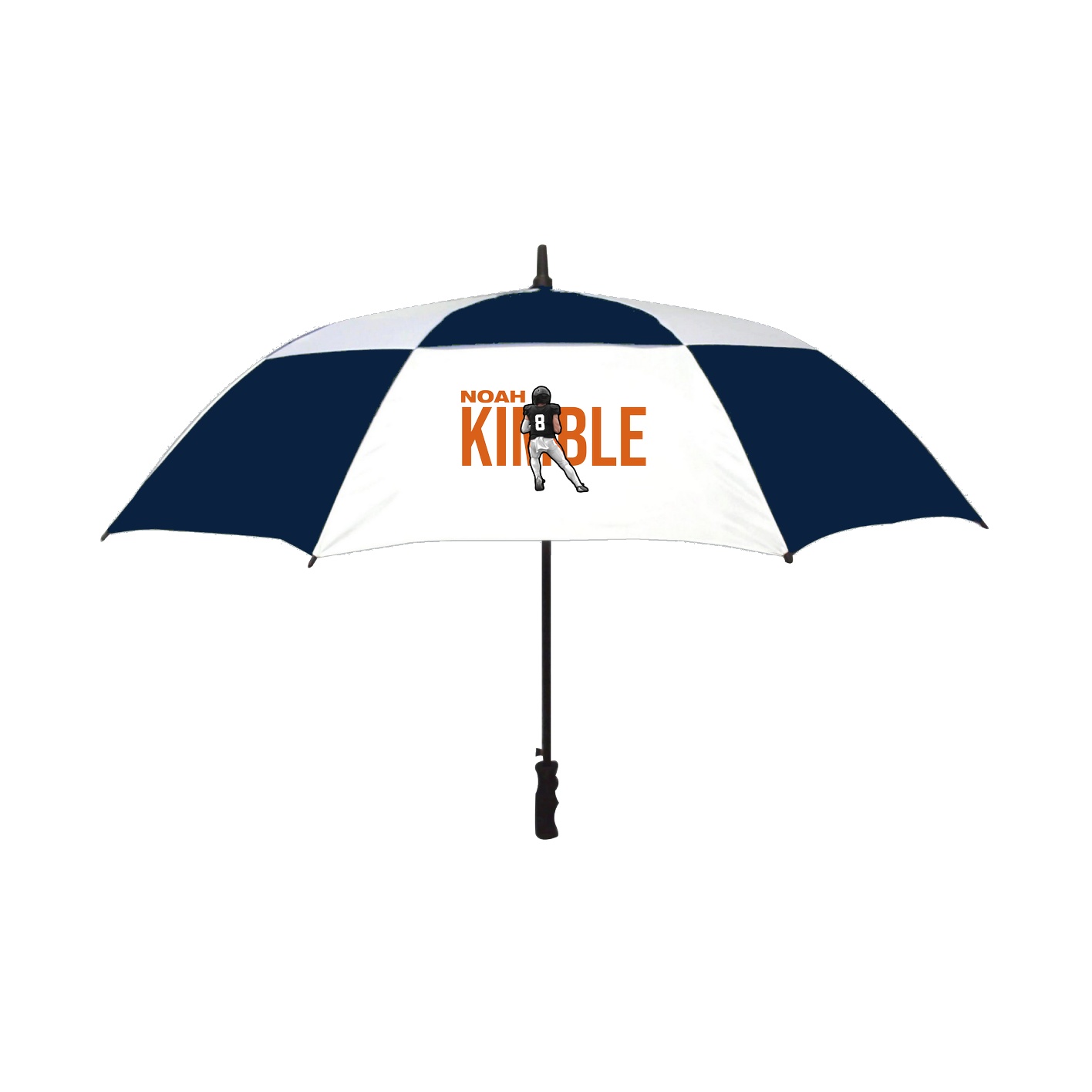 Golf Umbrella — Player Name in Navy