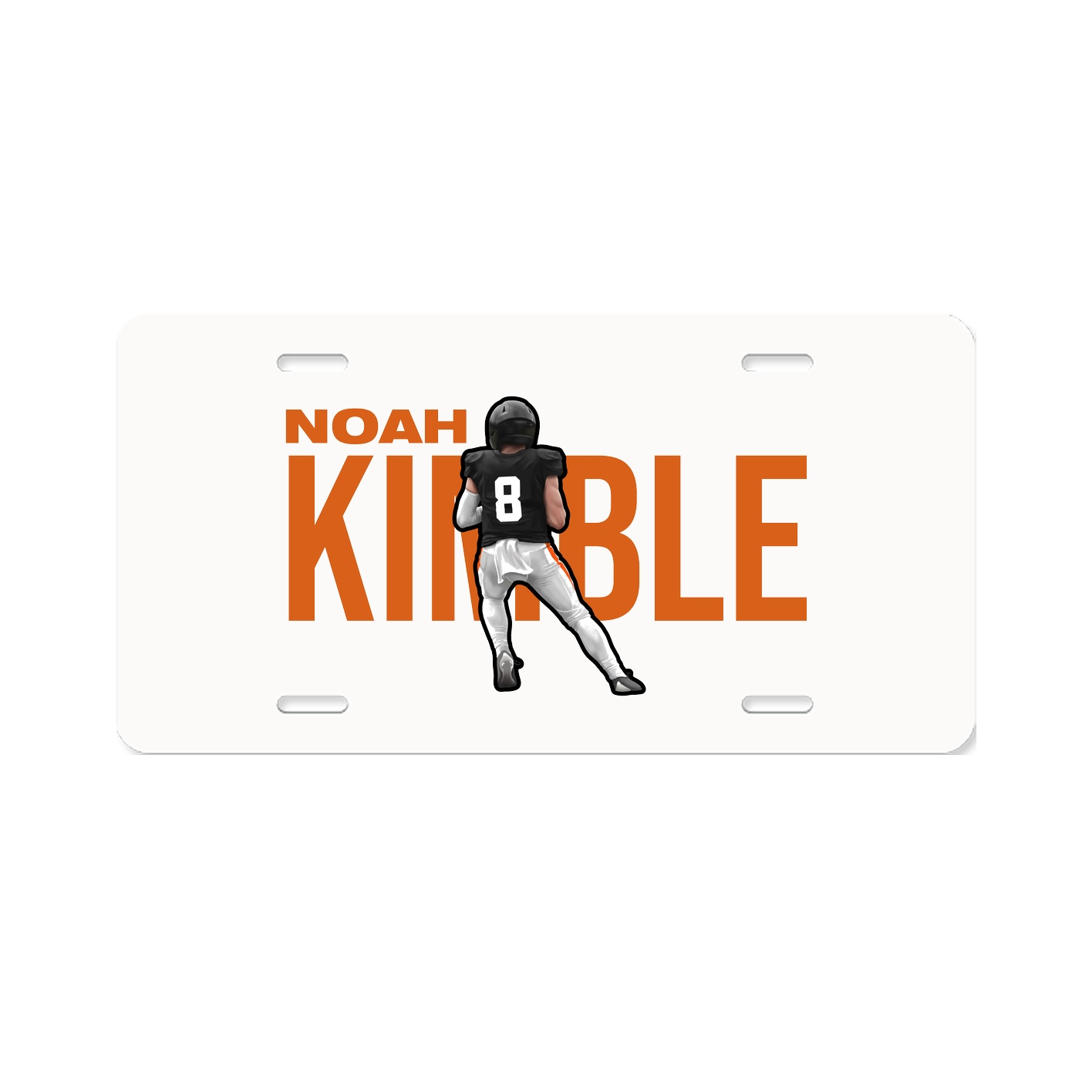License Plate — Player Name in Classic