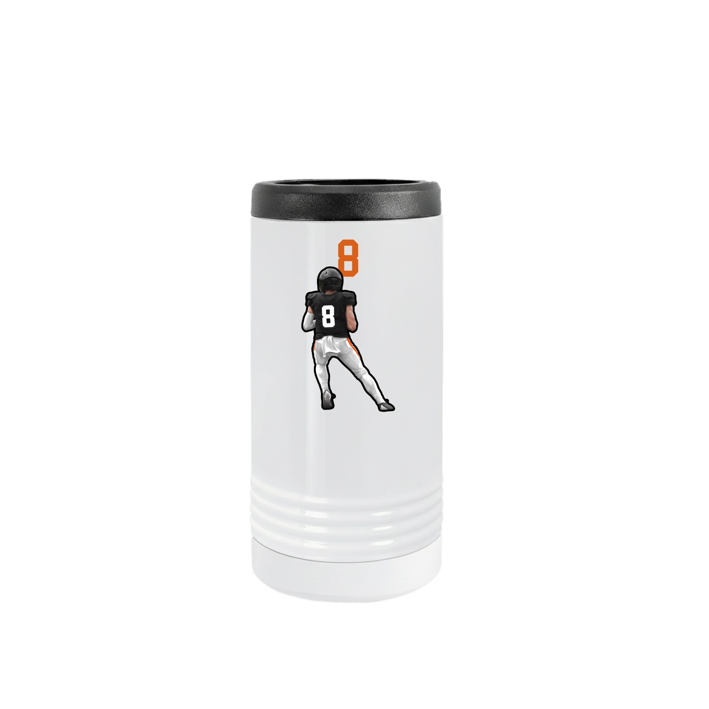 Slim Beverage Holder — Number Top in White