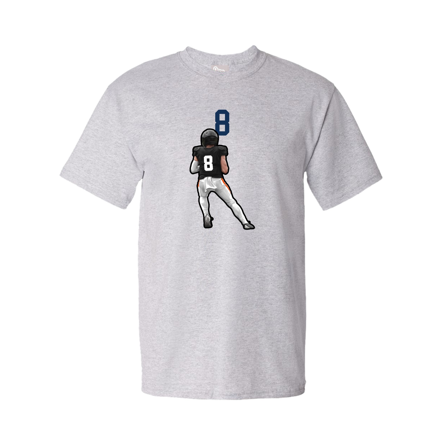 Tee — Number Top in Grey