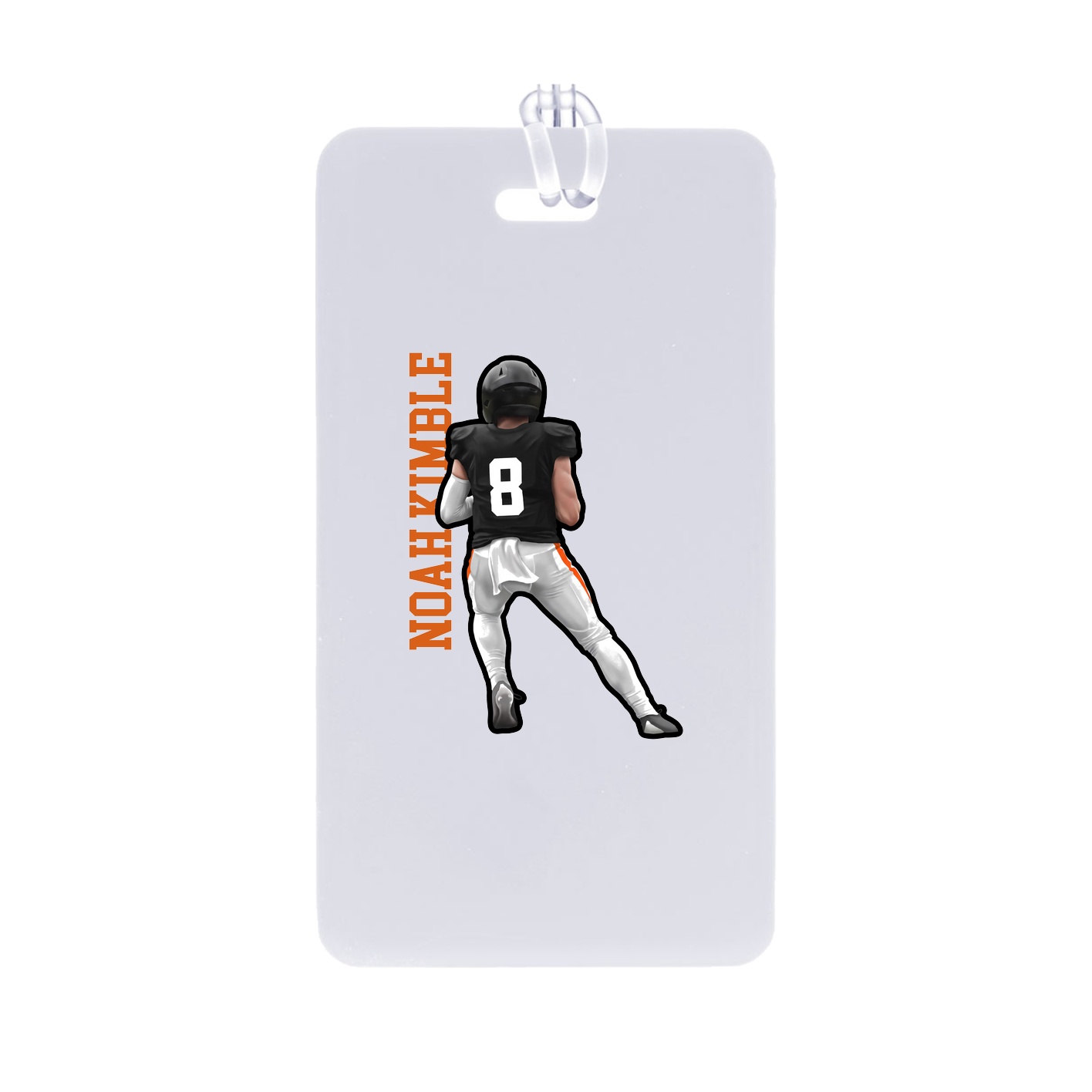 Bag Tag — Name Vertical in Classic