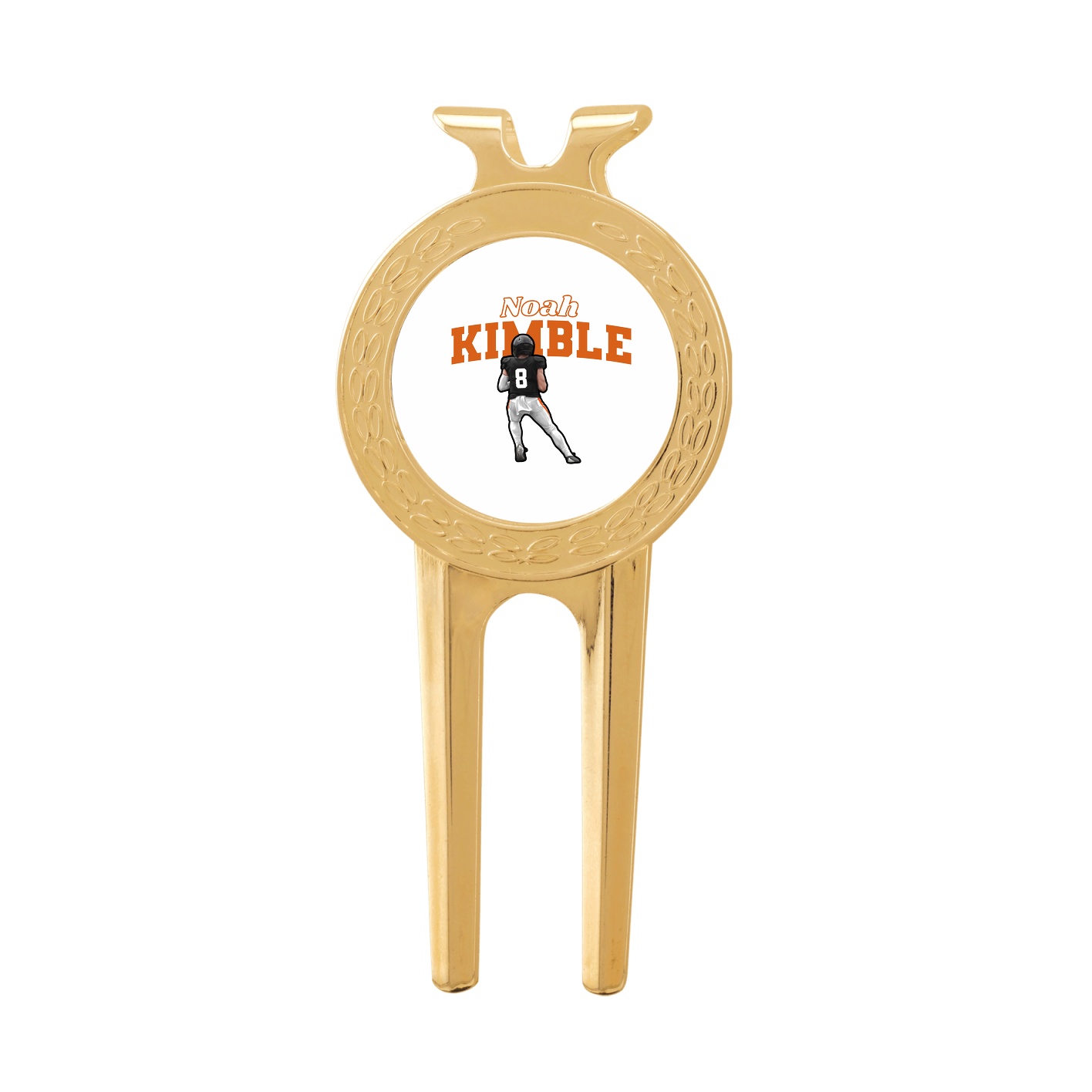 Divot Tool with Ball Marker — Name Arch in Classic