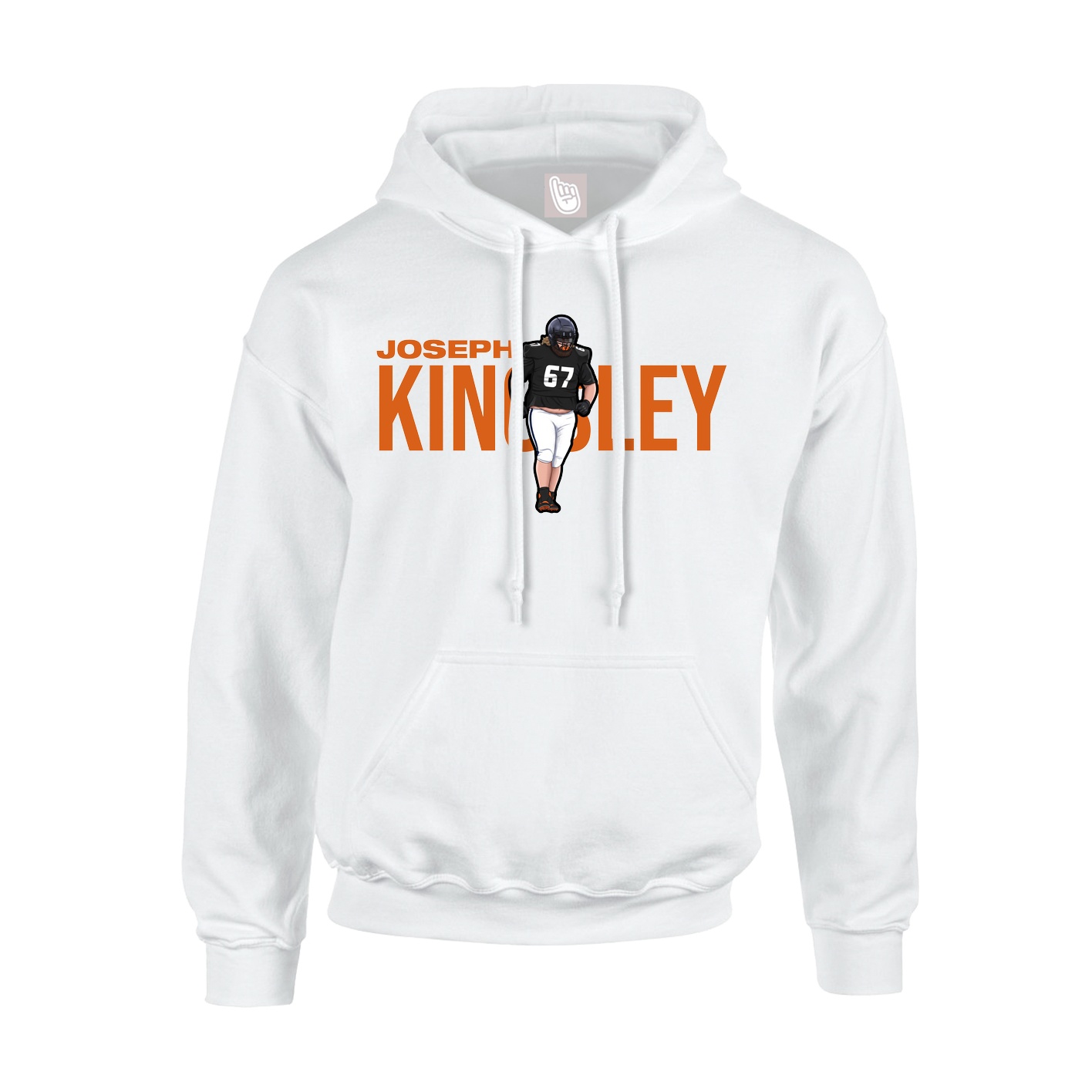 Hoodie — Player Name in White