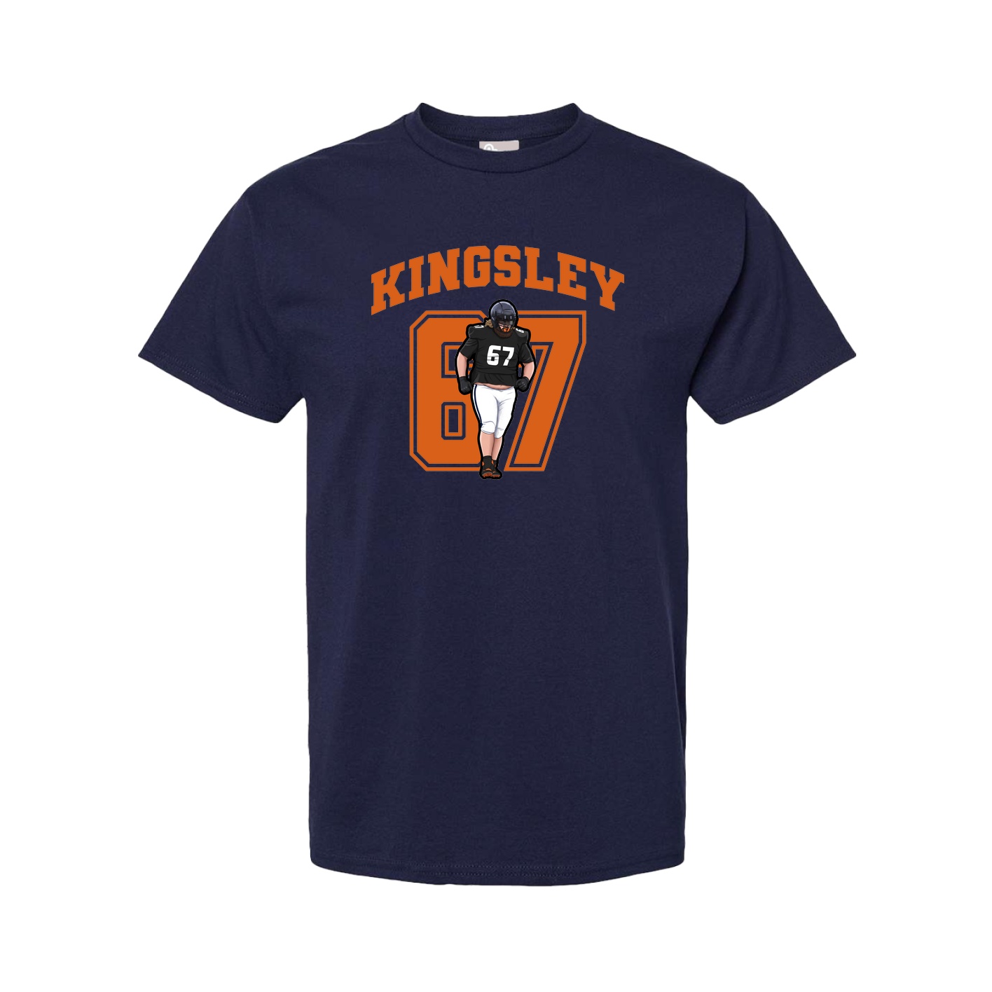 Tee — Number in Navy