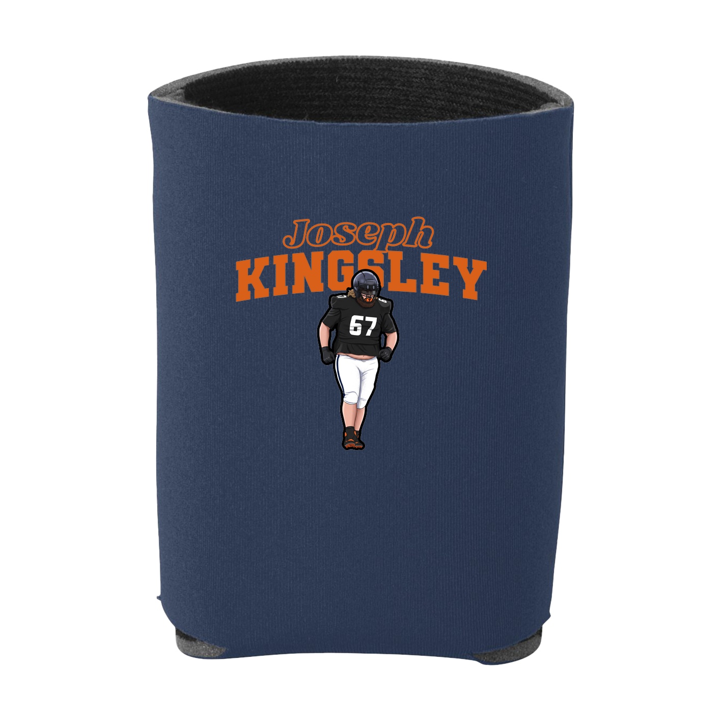 Can Holder — Name Arch in Navy