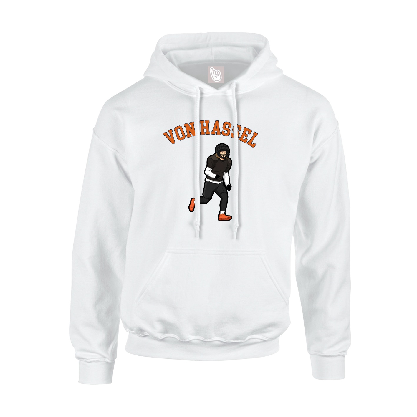 Youth Hoodie — Shirsey Arch in White