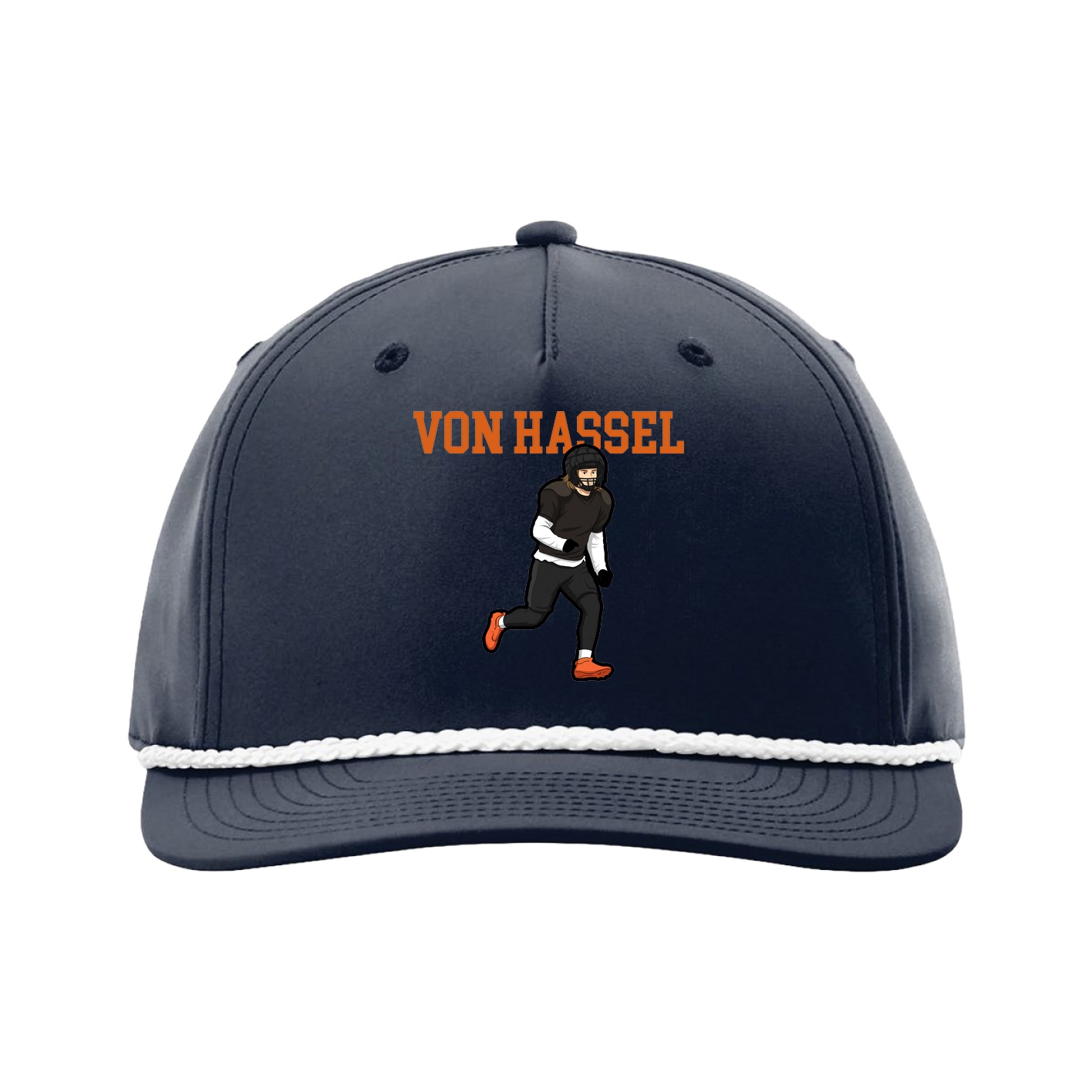 Five-Panel Classic Rope Cap — Shirsey in Navy