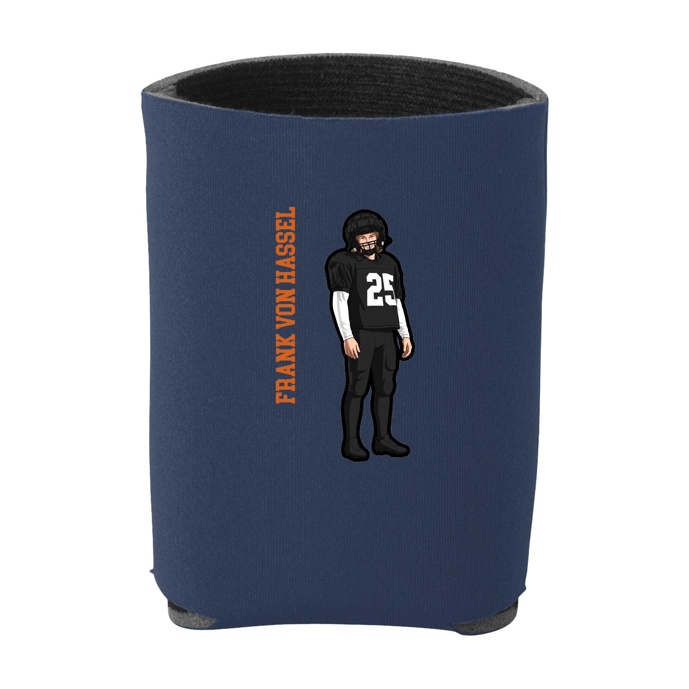 Can Holder — Name Vertical in Navy