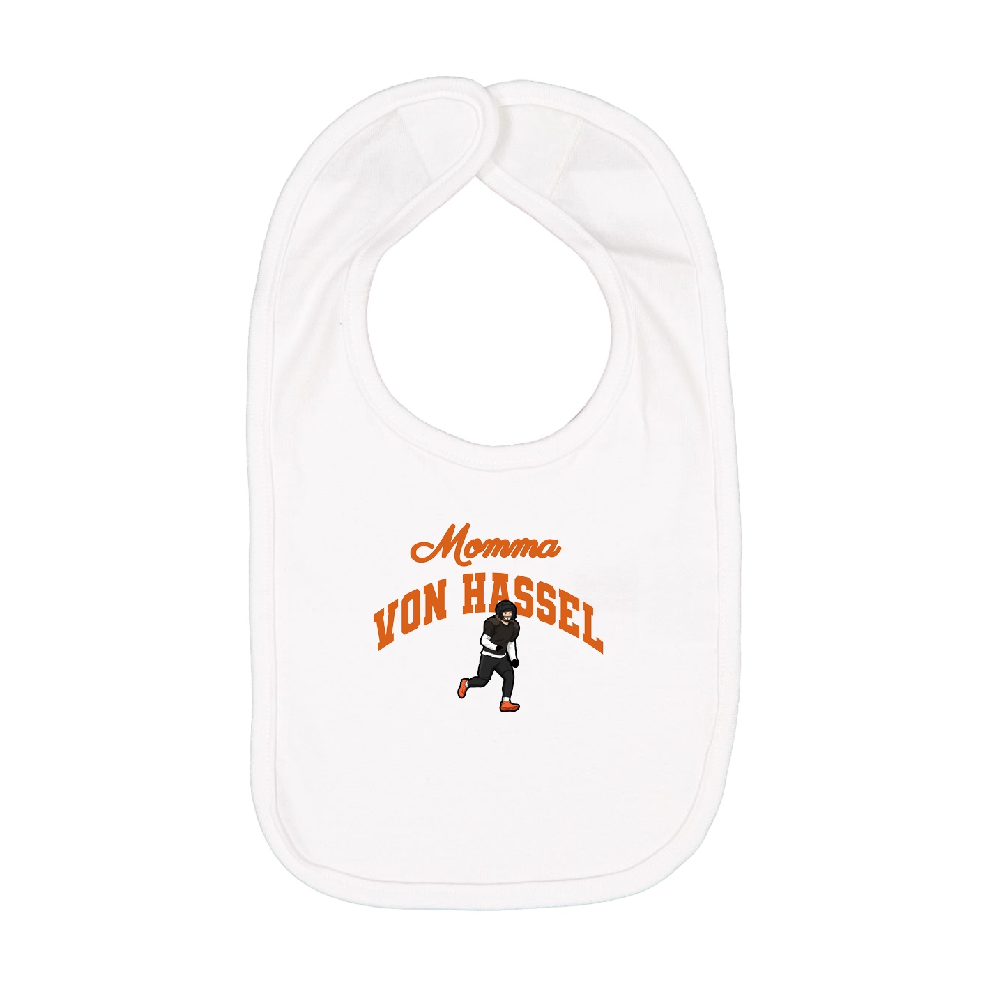 Infant Bib — Mothers Day Arch in White
