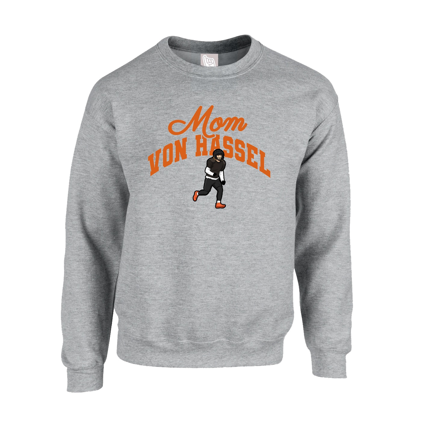 Fleece Crew — Mothers Day Arch in Grey