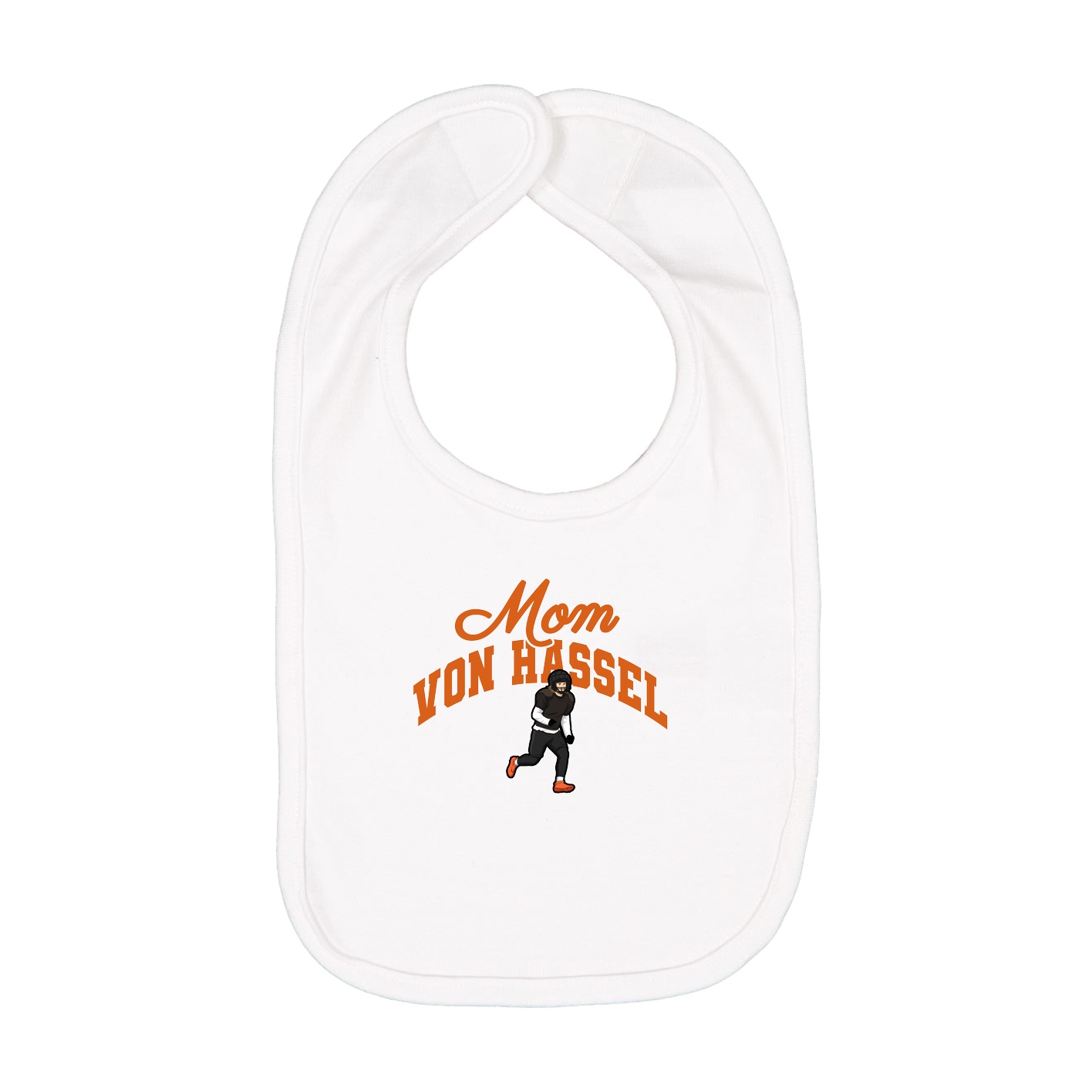 Infant Bib — Mothers Day Arch in White