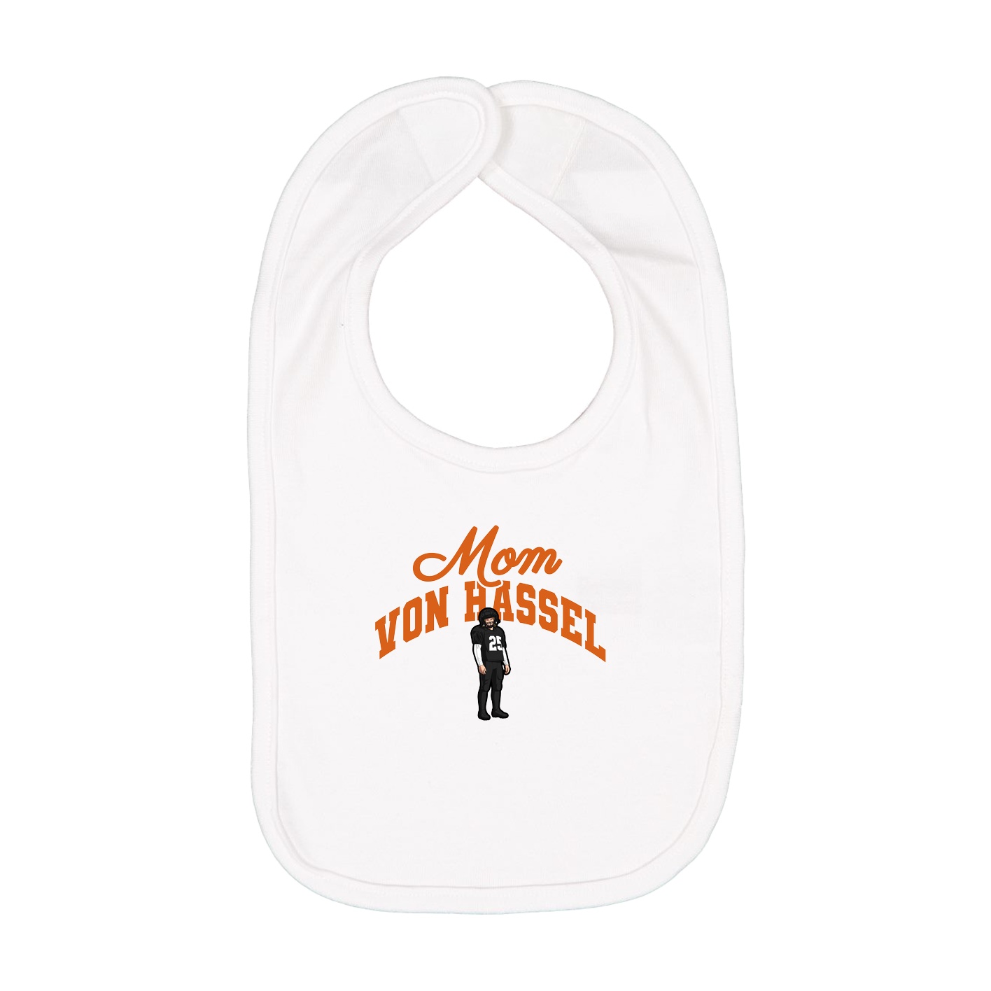 Infant Bib — Mothers Day Arch in White