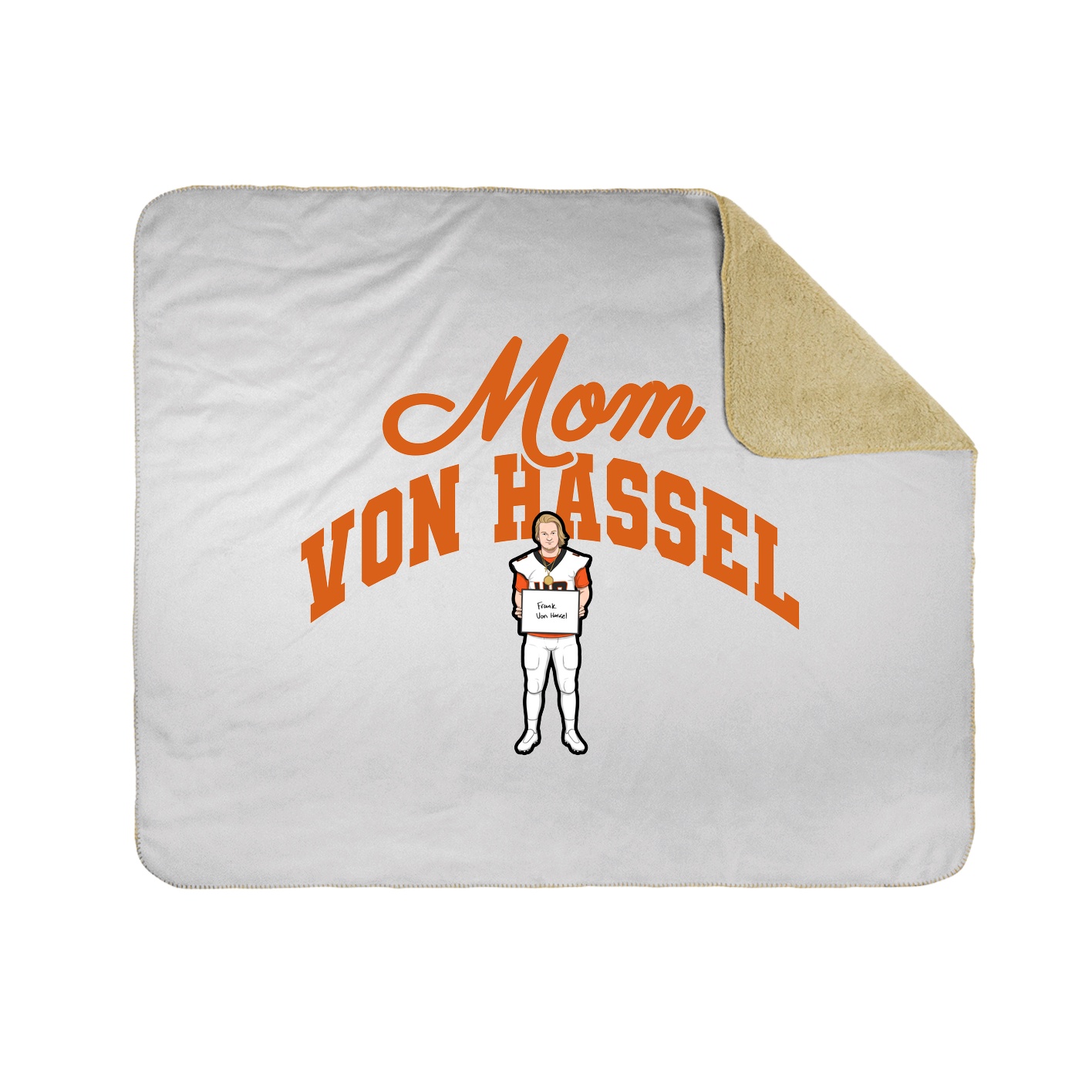 Throw Blanket — Mothers Day Arch in White