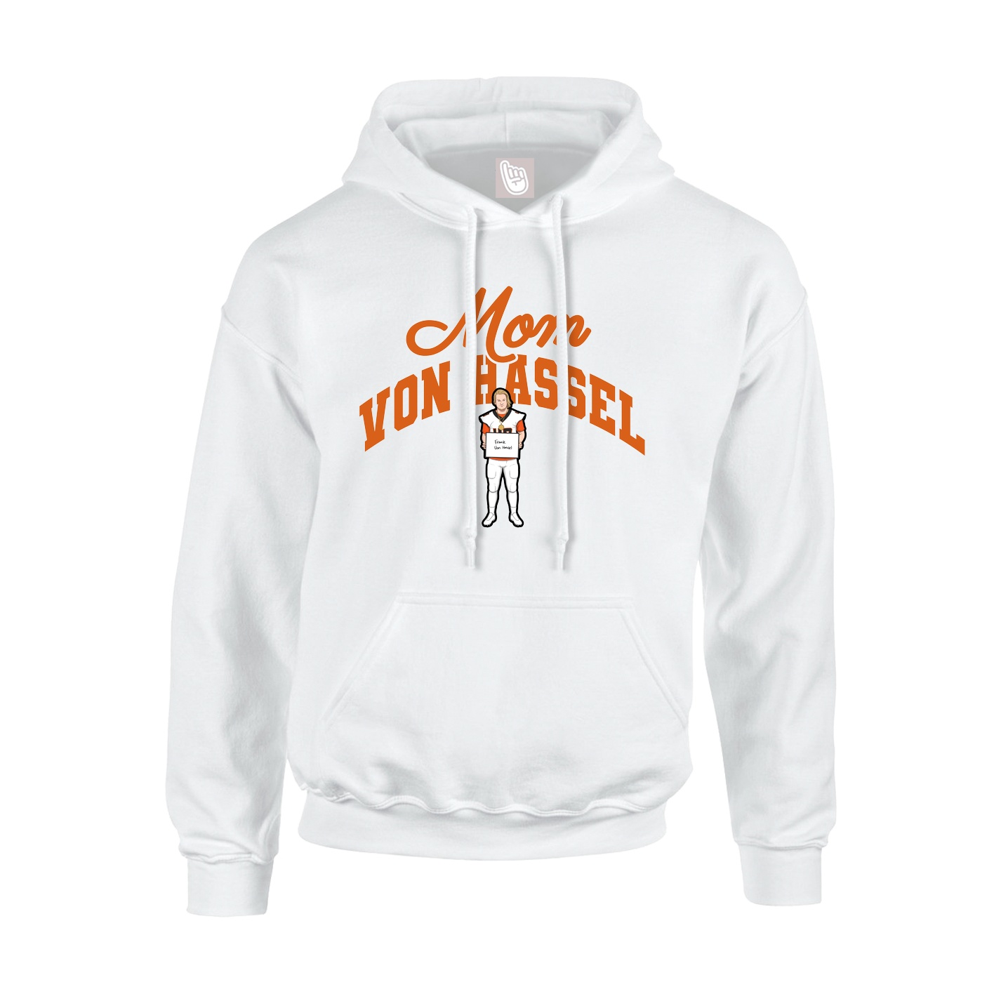 Youth Hoodie — Mothers Day Arch in White