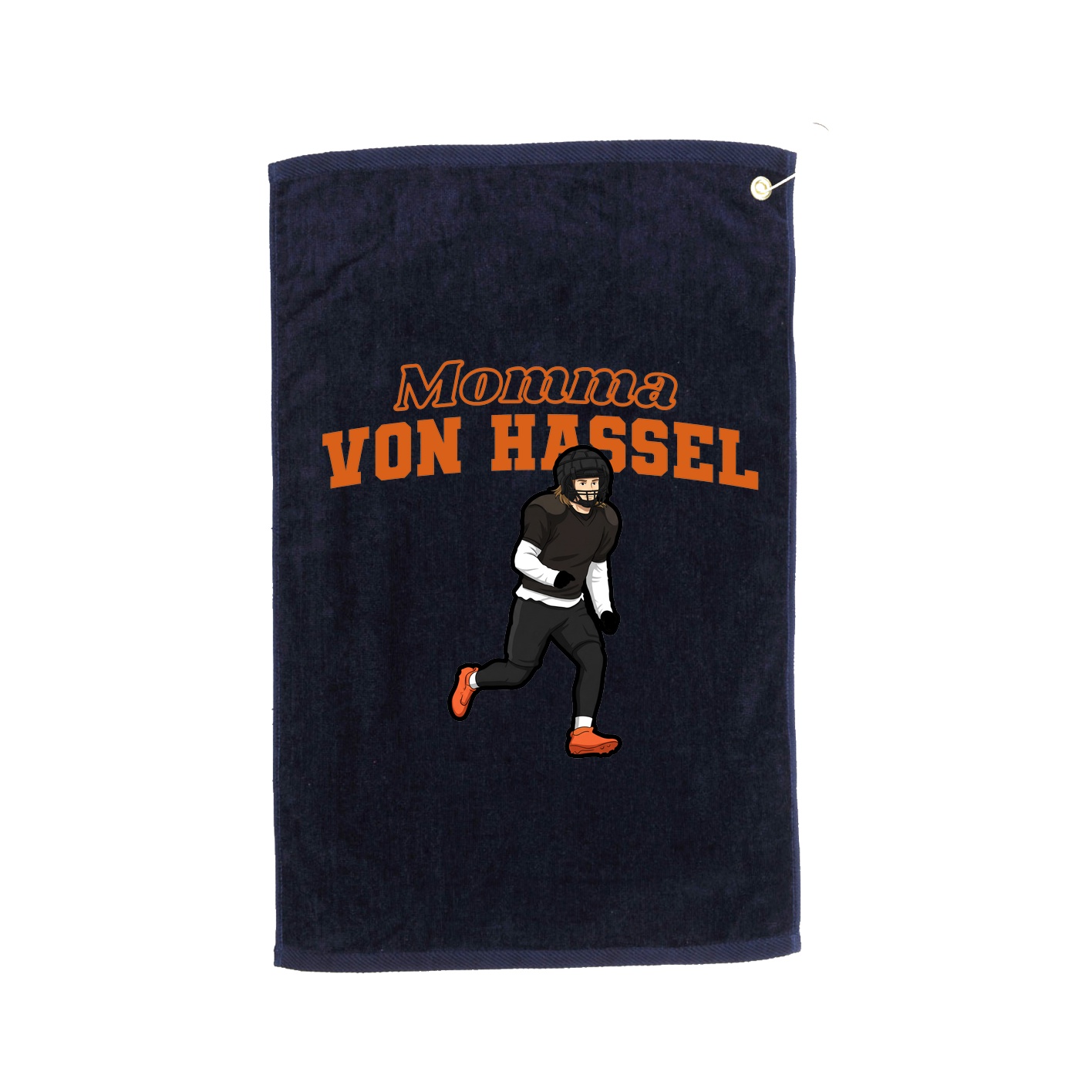 Golf Towel — Mothers Day Block in Navy