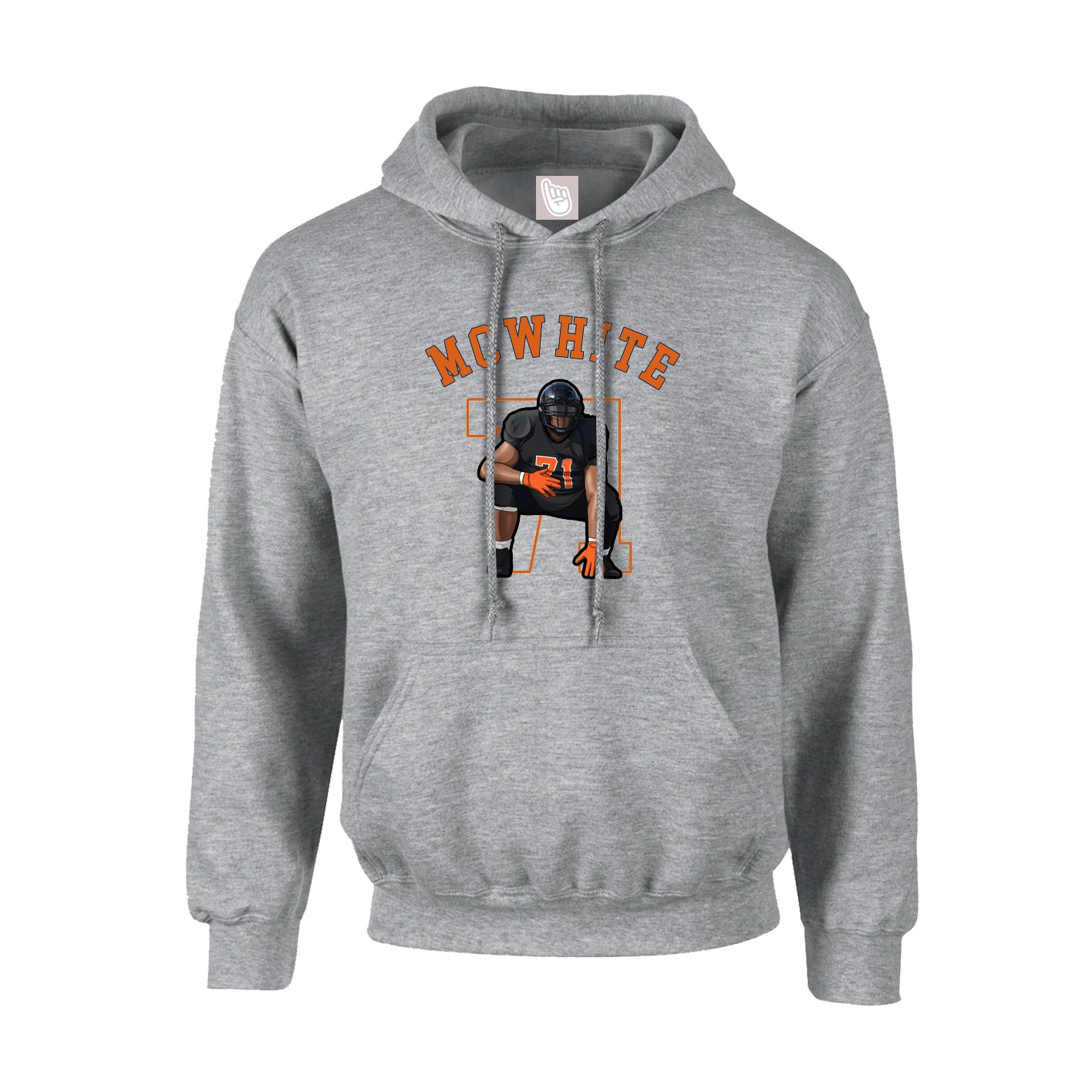 Youth Hoodie — Shirsey Arch in Grey