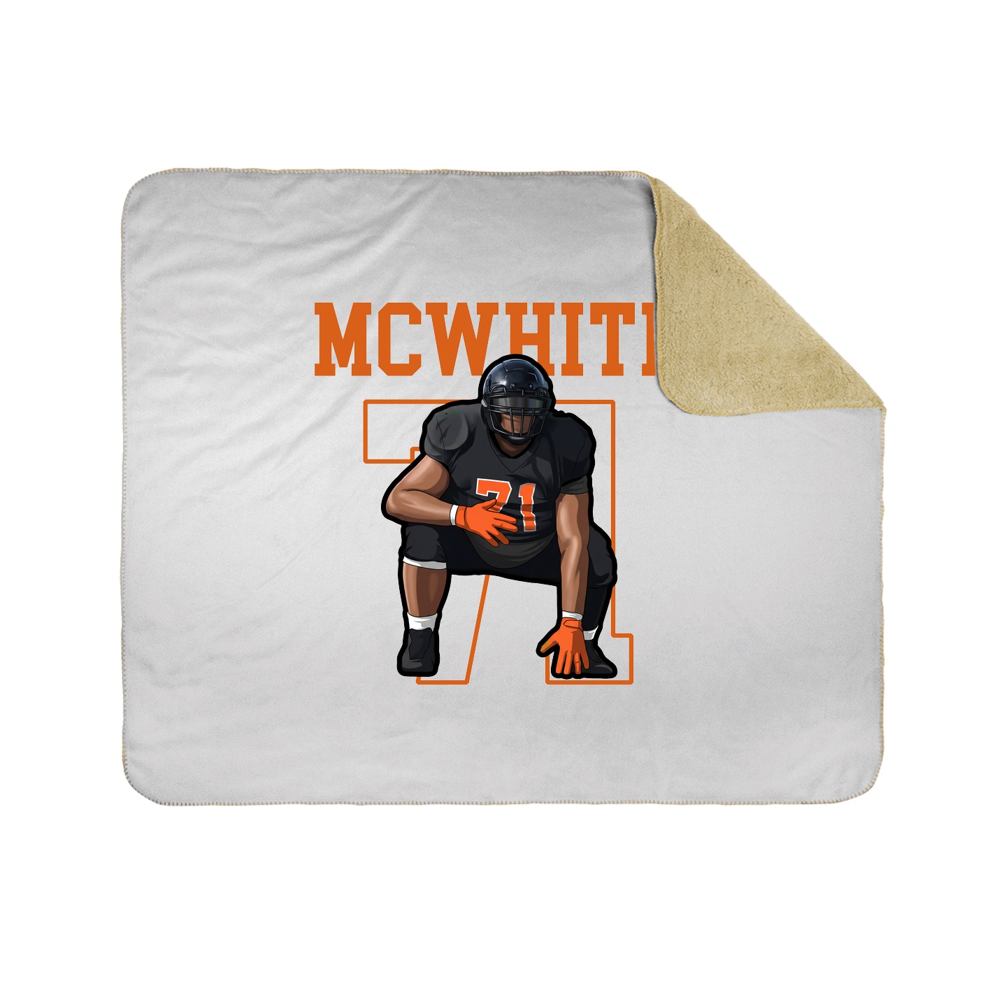 50x60 Sherpa Lined Throw Blanket