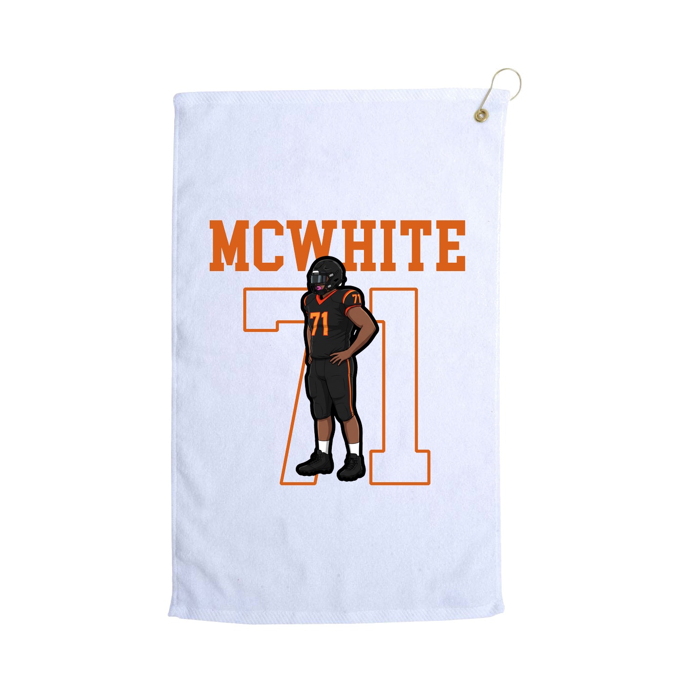 Golf Towel — Shirsey in White