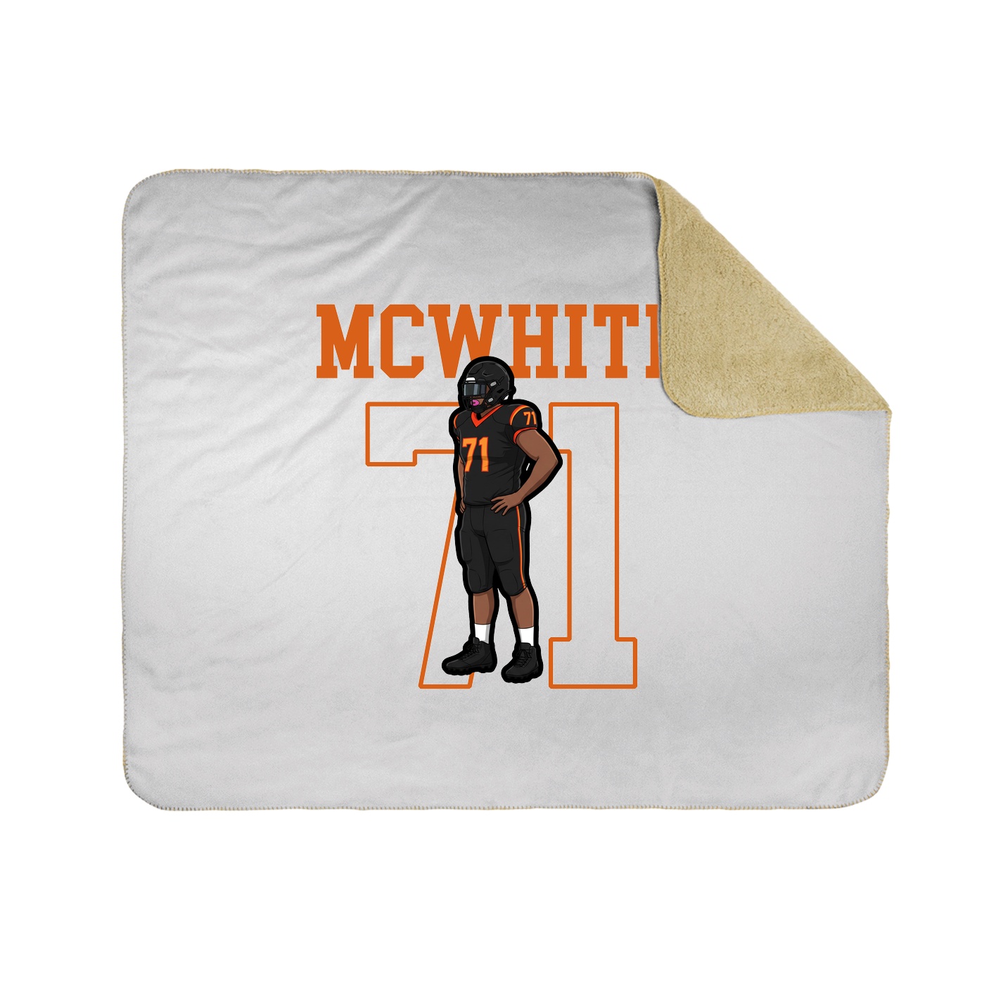 Throw Blanket — Shirsey in White