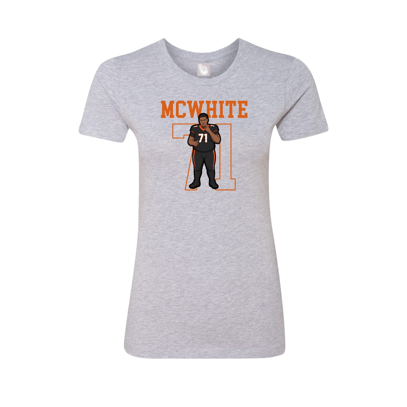 Fitted Women's Tee — Shirsey in Grey