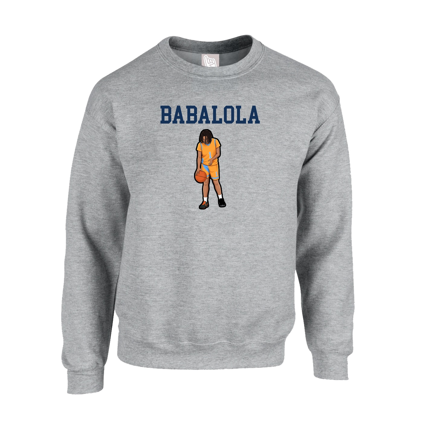 Fleece Crew — Shirsey in Grey