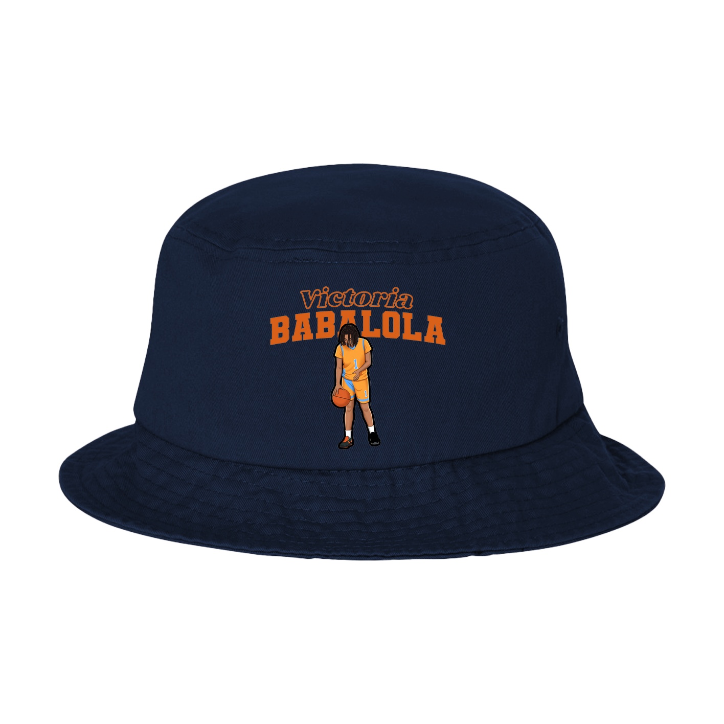 Bucket Cap — Name Arch in Navy