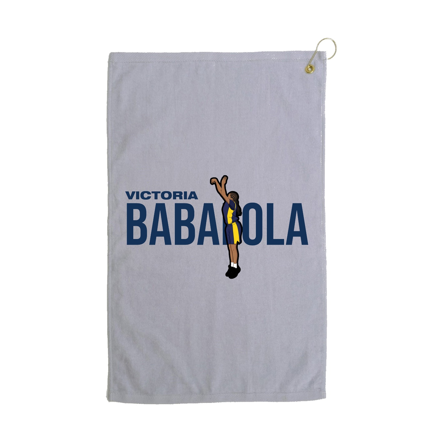 Golf Towel — Player Name in Grey