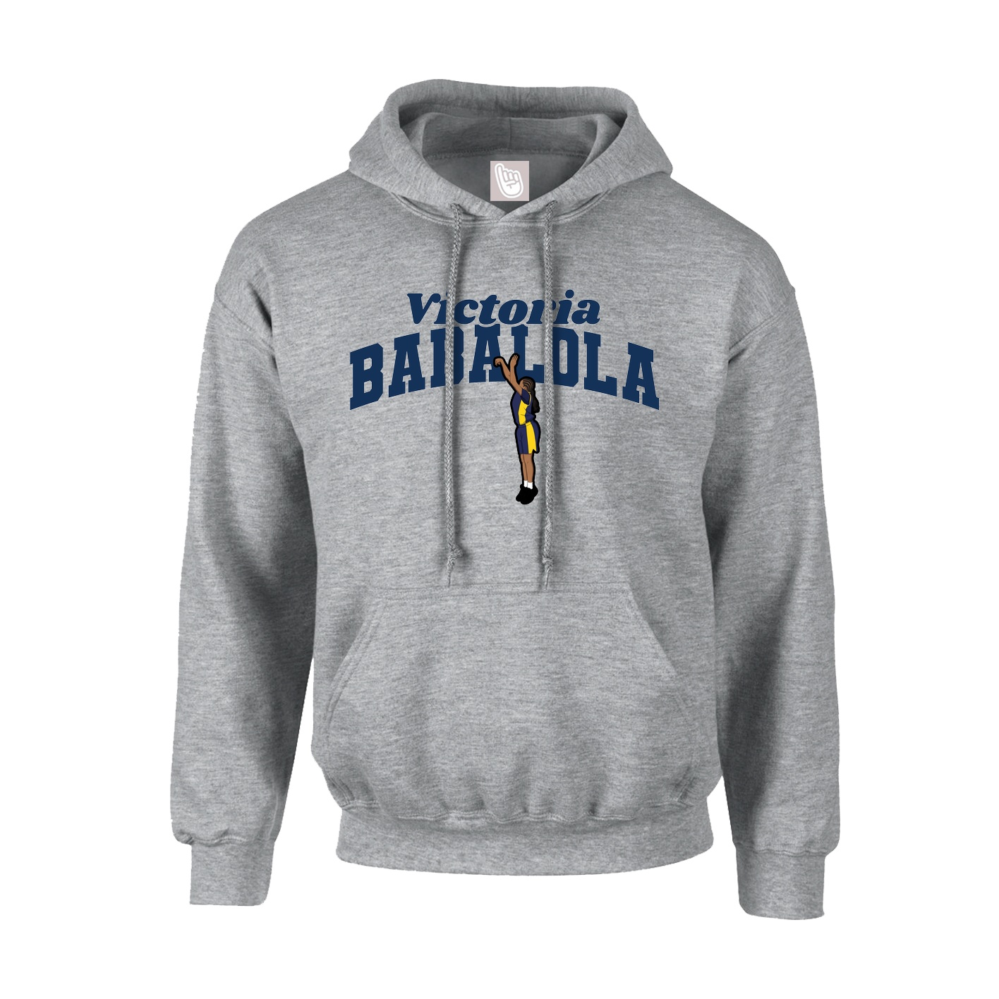 Youth Hoodie — Signature Arch in Grey