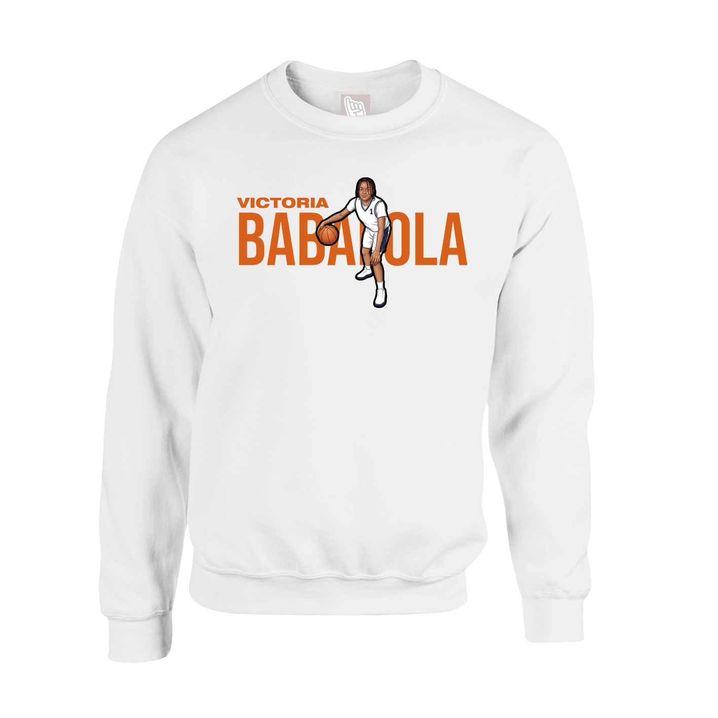 Fleece Crew — Player Name in White