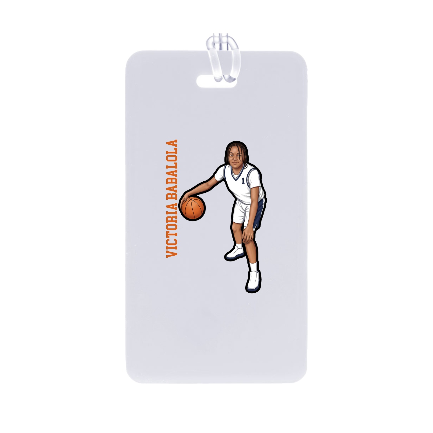 Bag Tag — Name Vertical in Classic