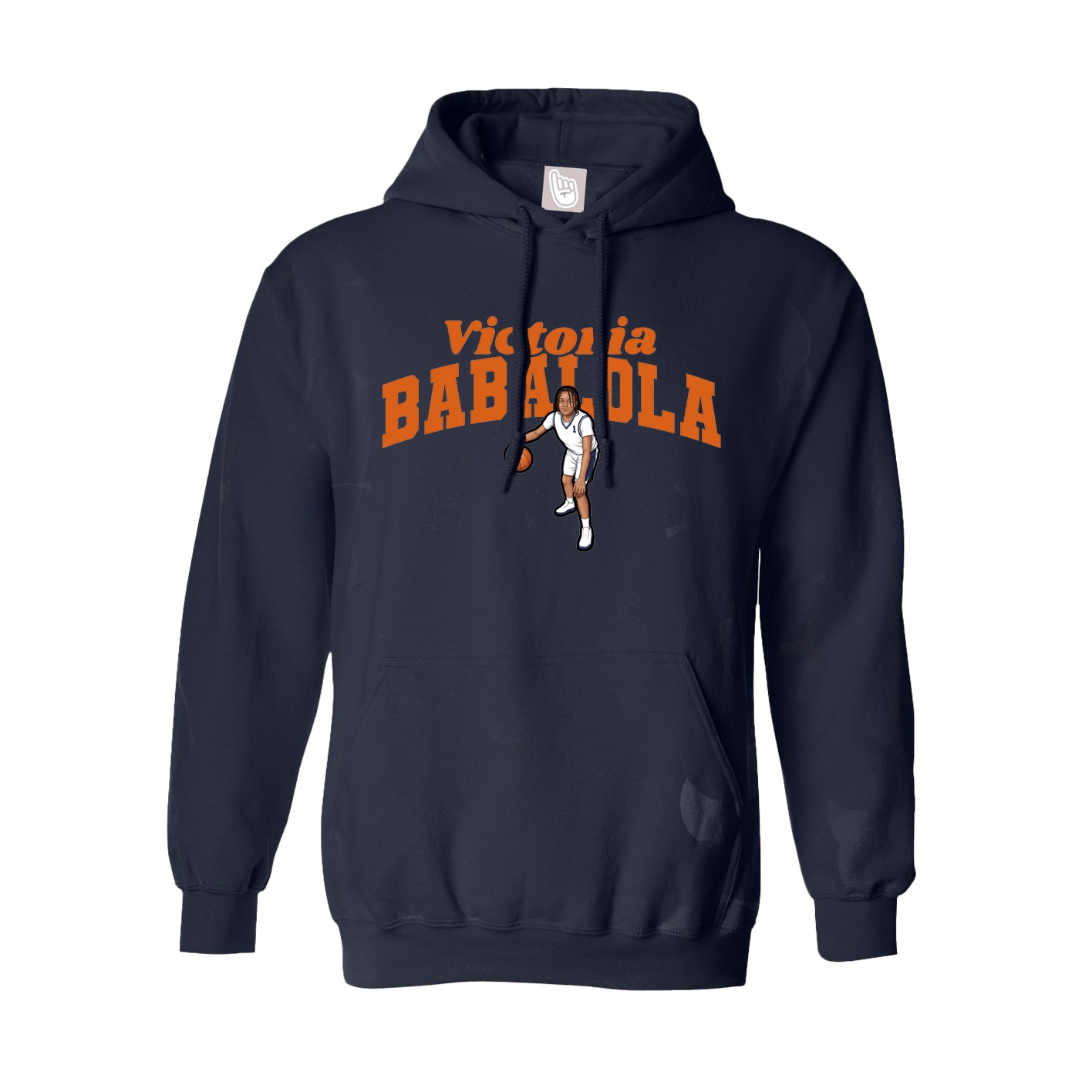 Youth Hoodie — Signature Arch in Navy