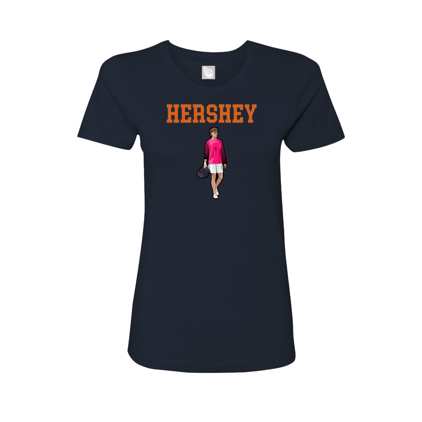 Fitted Women's Tee — Shirsey in Navy
