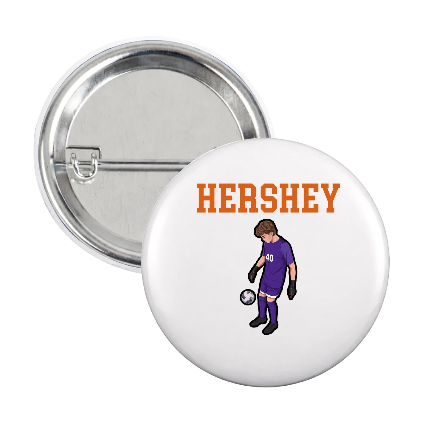 Game Day Button — Shirsey in White