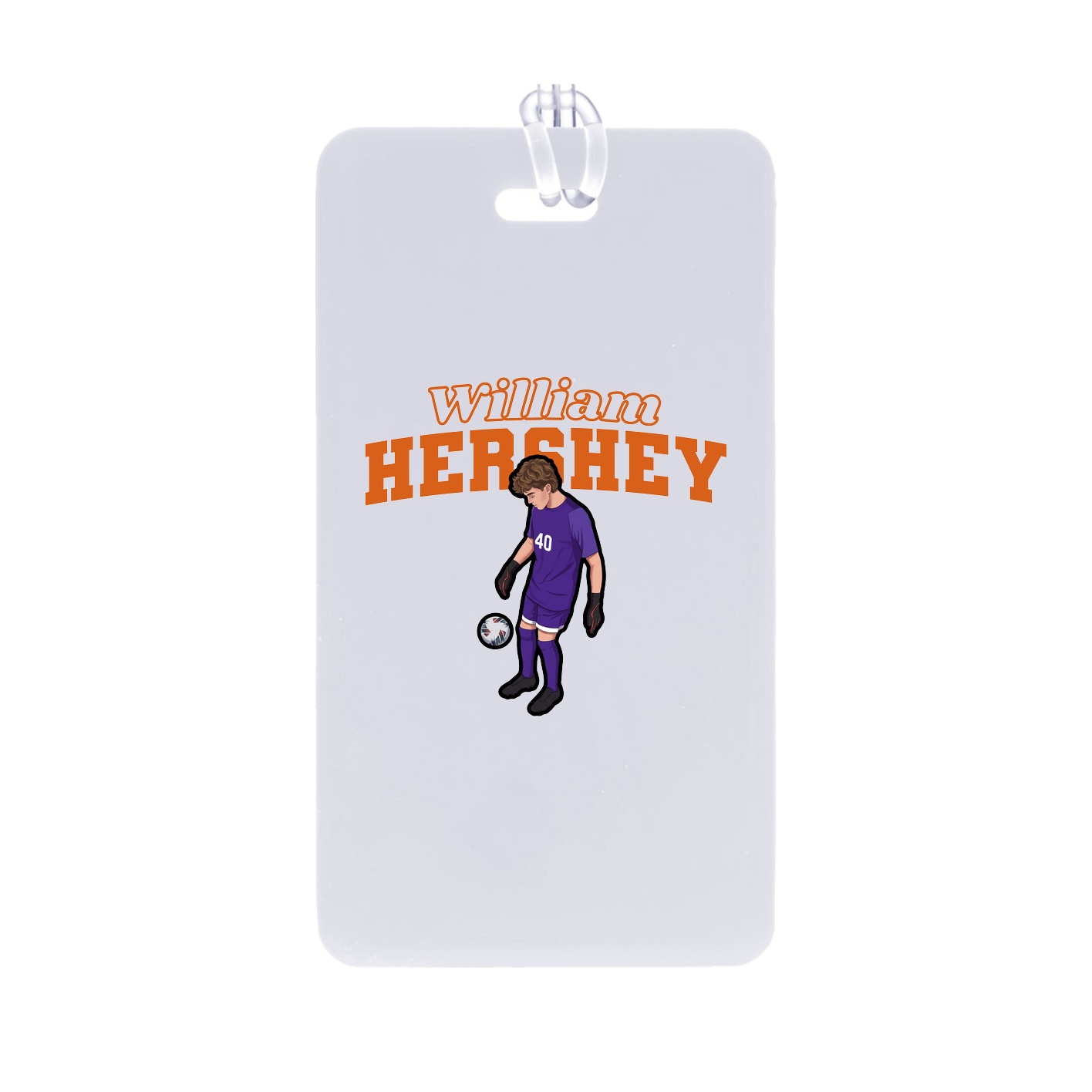 Bag Tag — Name Arch in Classic