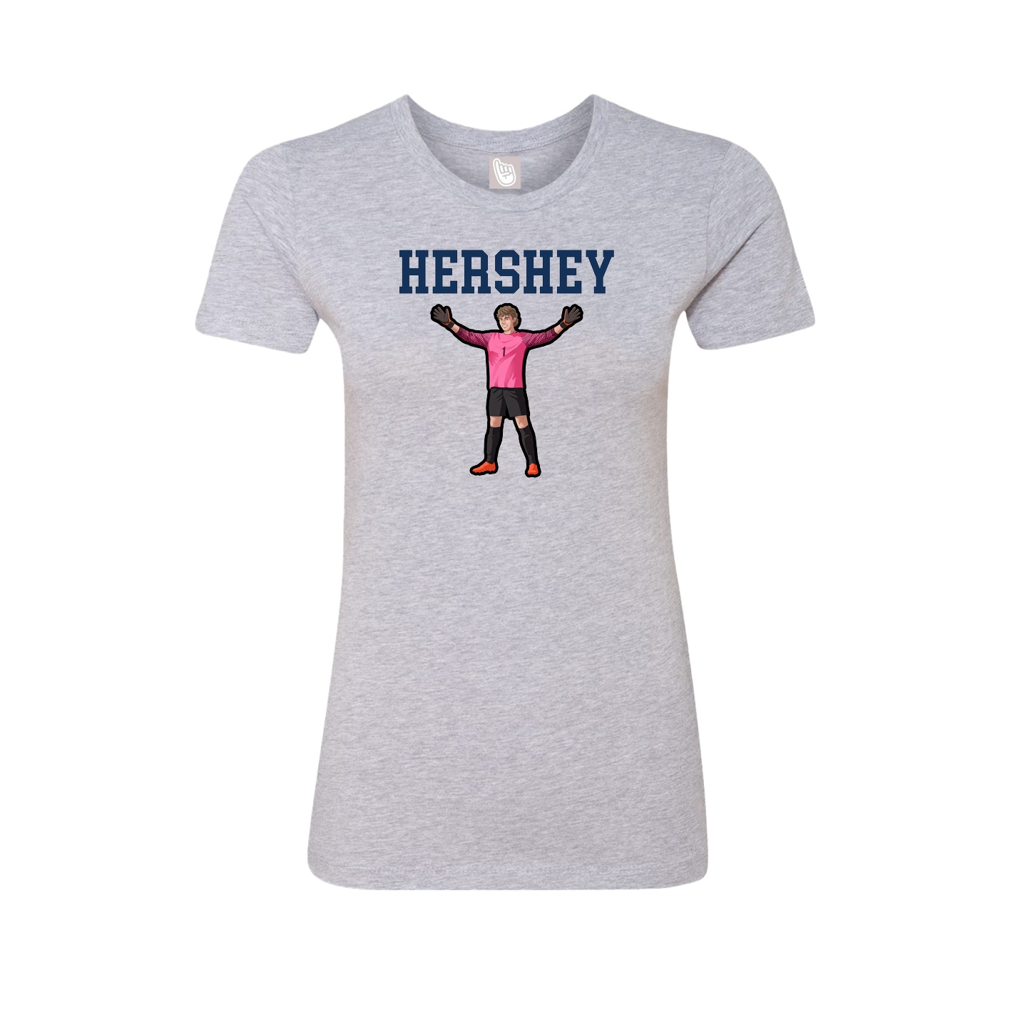 Fitted Women's Tee — Shirsey in Grey