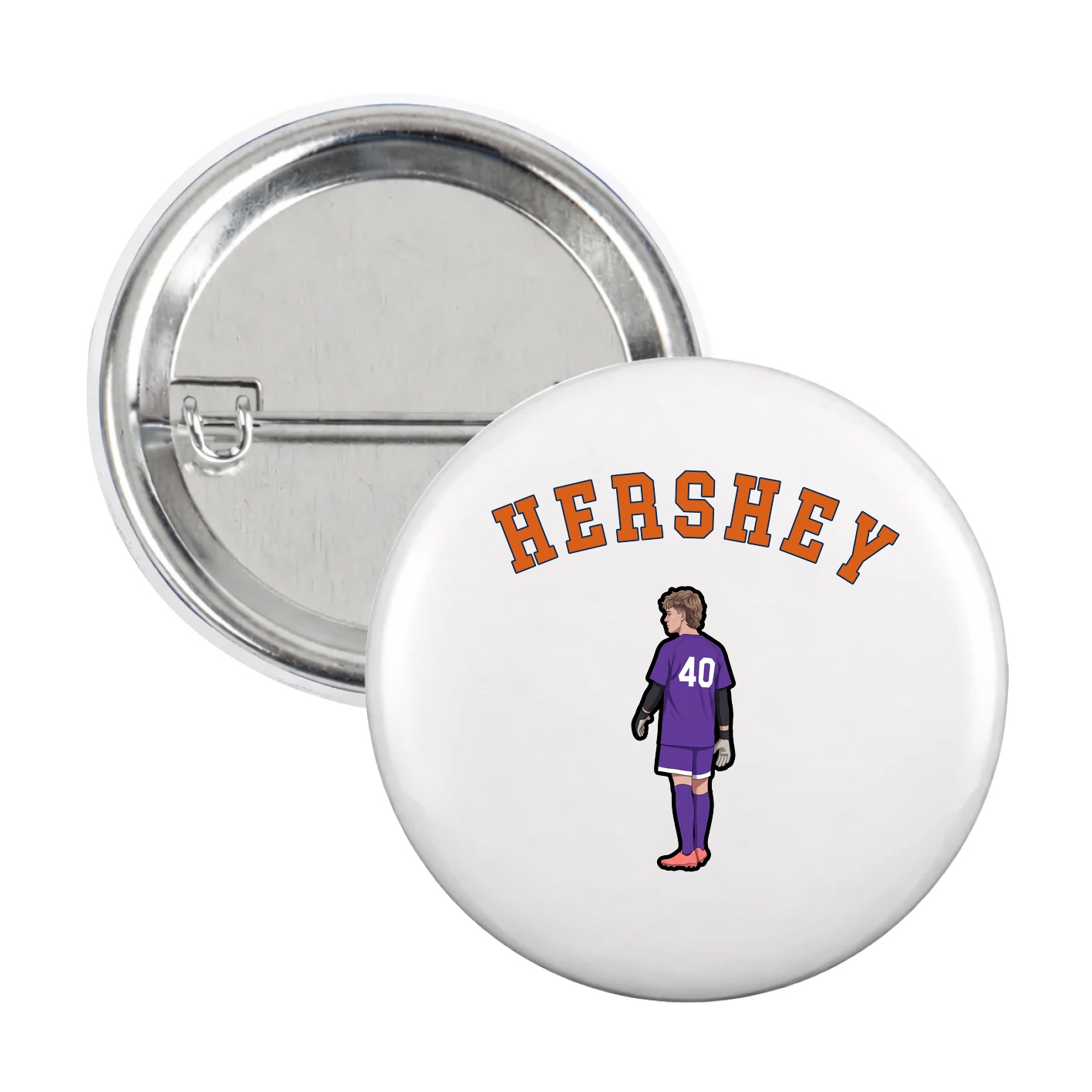 Game Day Button — Shirsey Arch in White