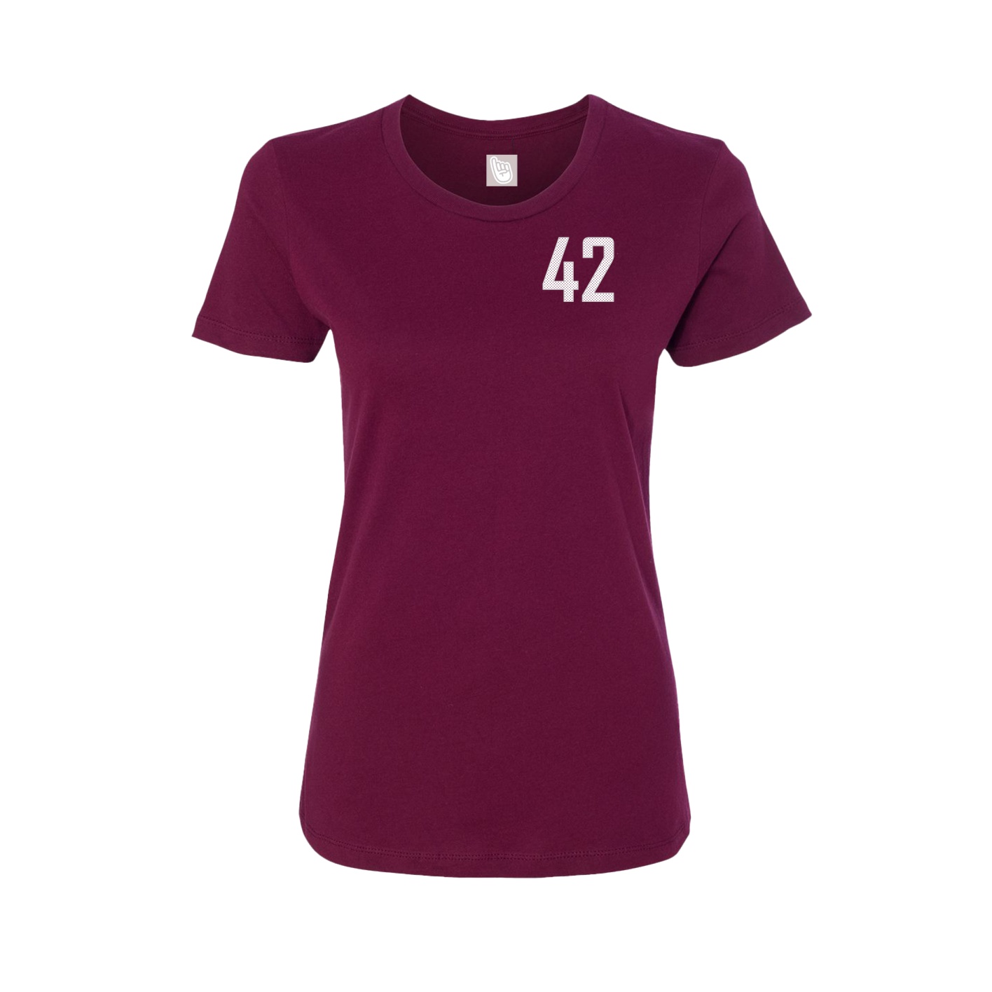 Womens Tee — Front Shirsy in Maroon